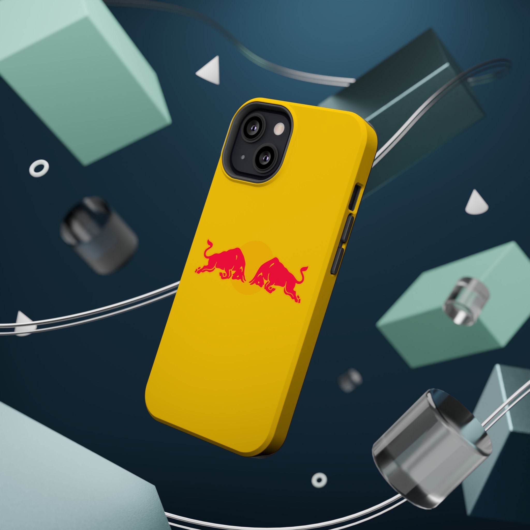 Red Bull yellow inspired Magnetic Tough Cases