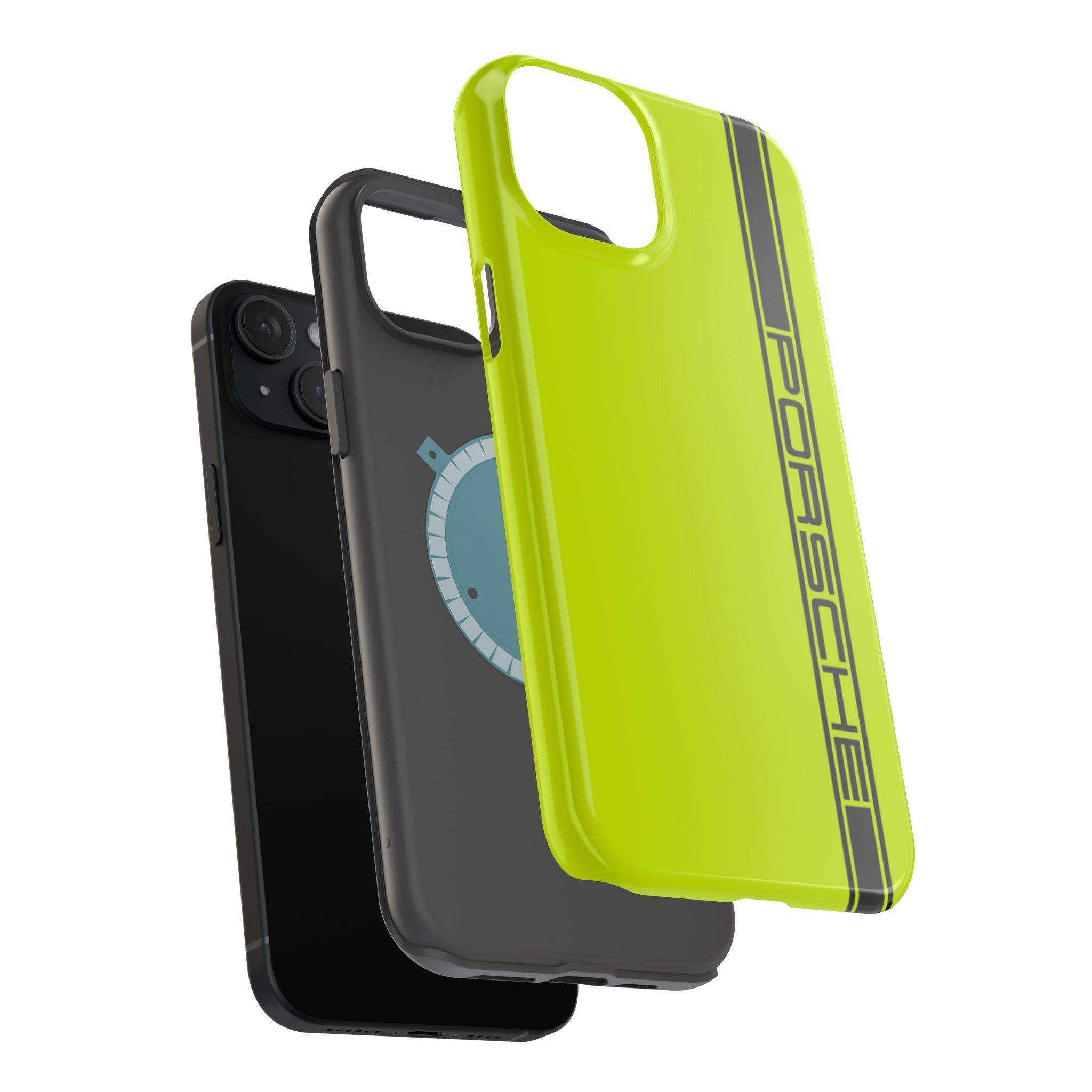 Porsche Acid Green Magnetic Tough Cases