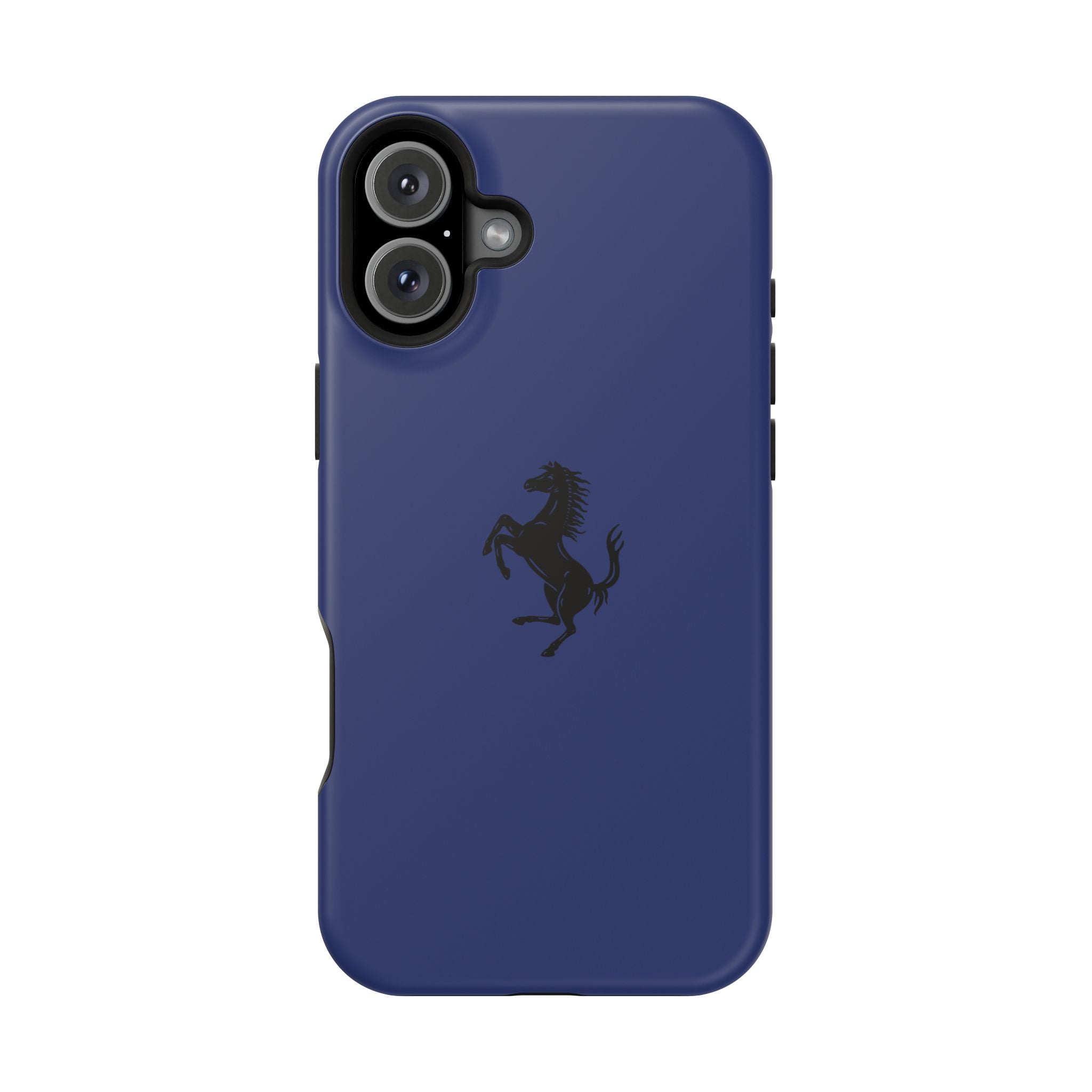 Ferrari horse Blue pozzi inspired Magnetic Tough Cases