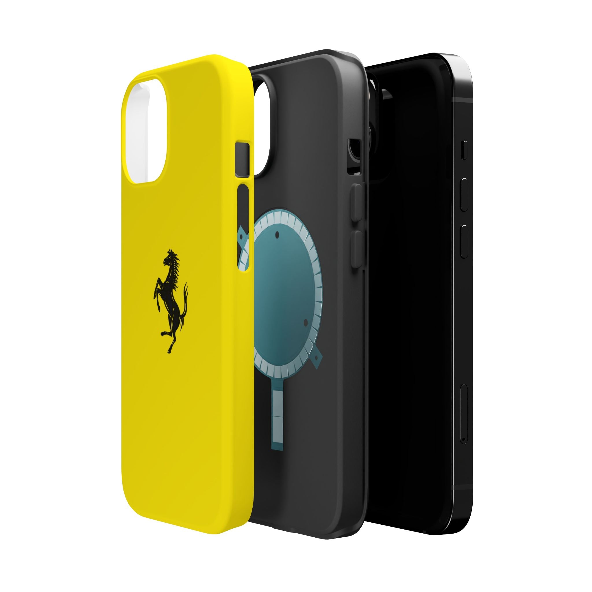 Ferrari horse giallo modena inspired Magnetic Tough Cases