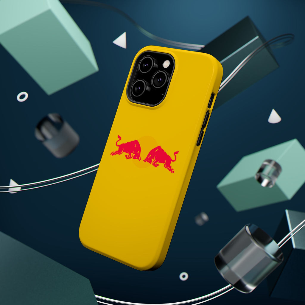 Red Bull yellow inspired Magnetic Tough Cases