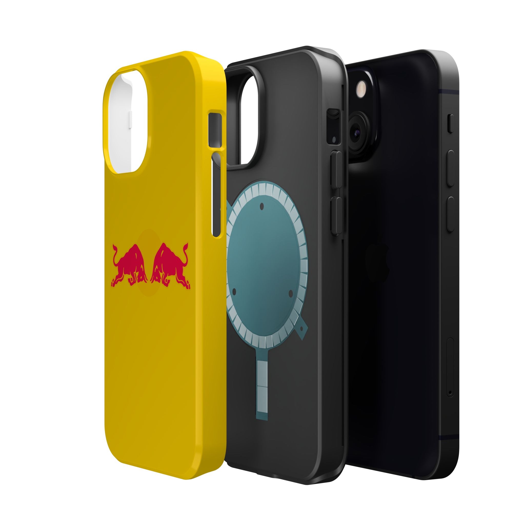 Red Bull yellow inspired Magnetic Tough Cases