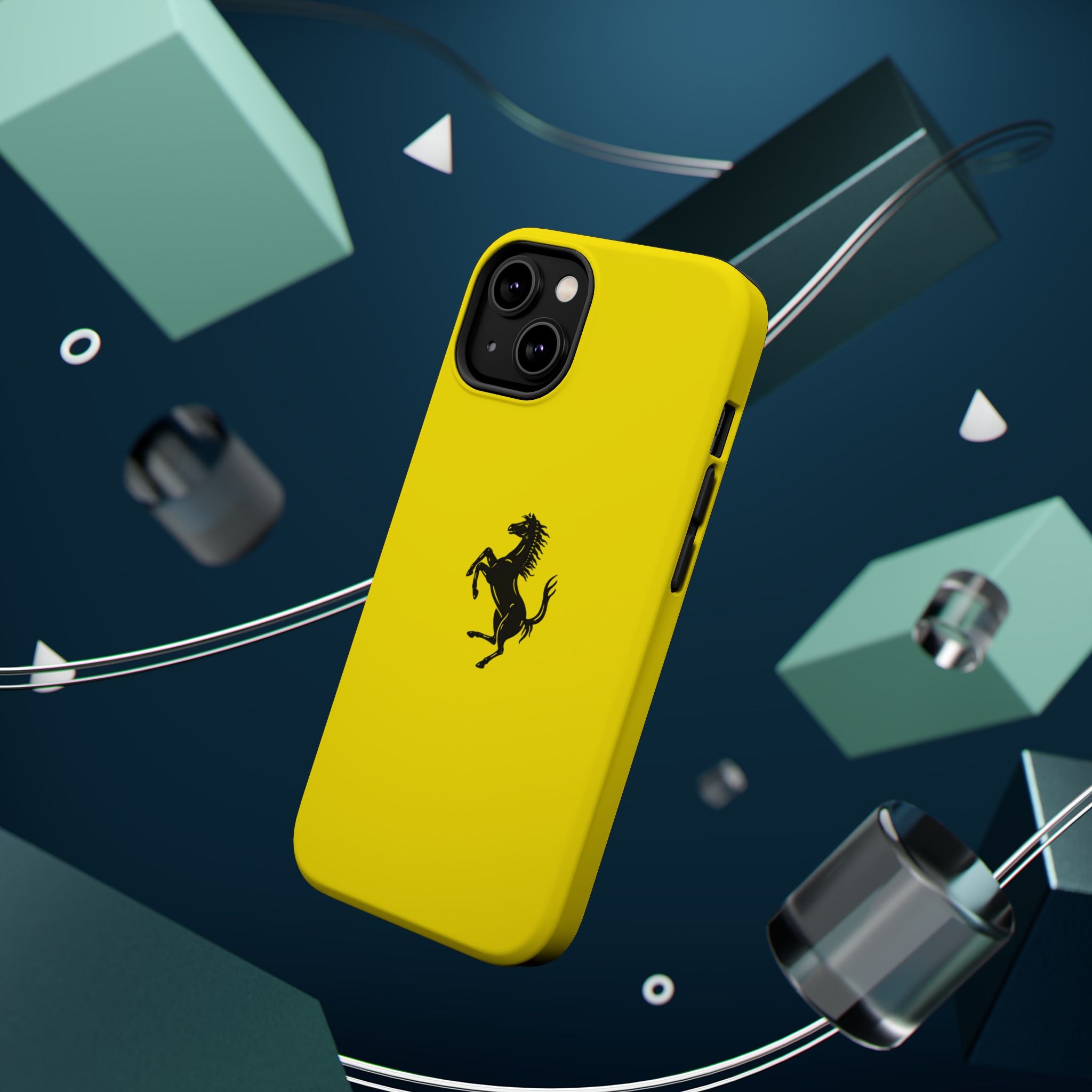 Ferrari horse Giallo Modena inspired Tough Cases