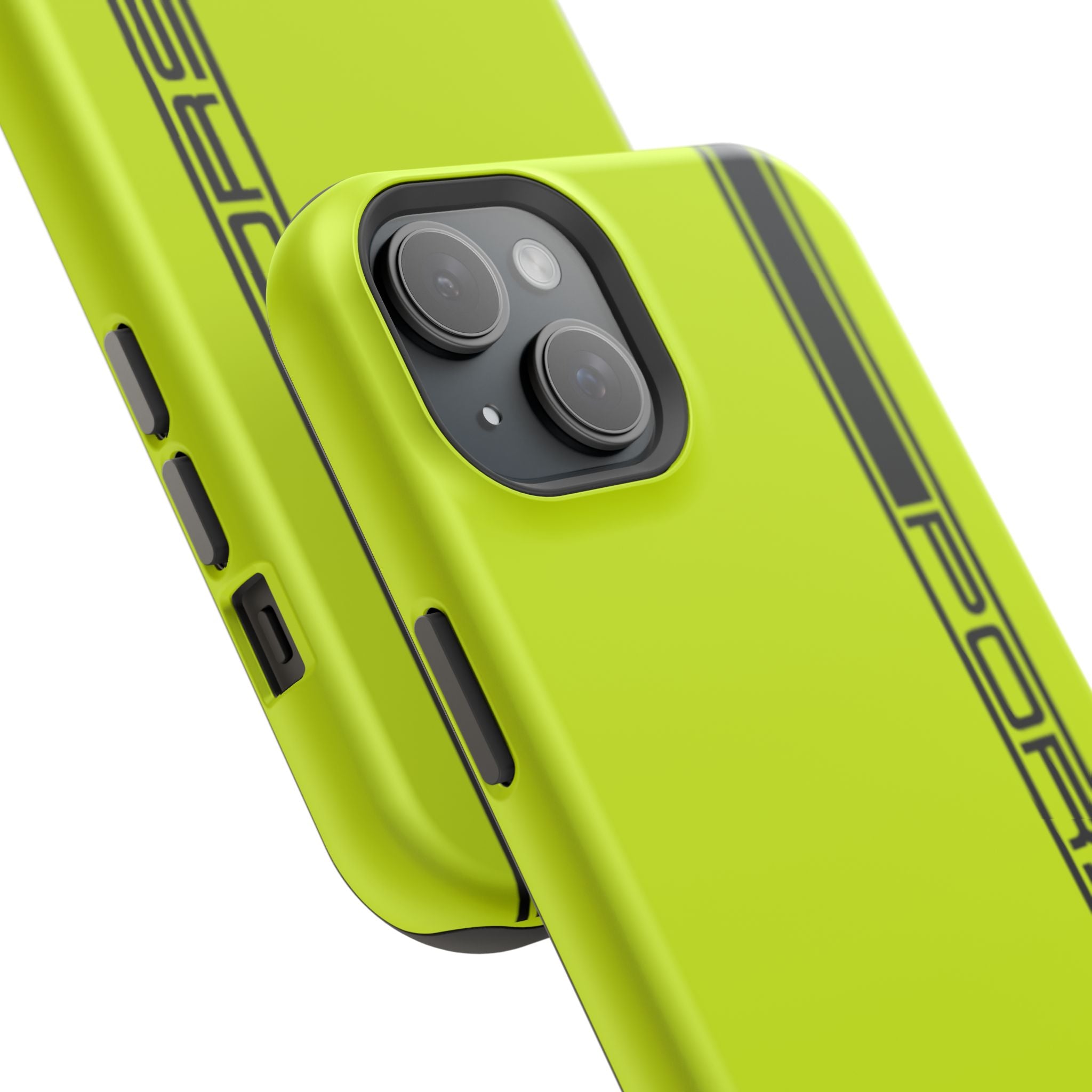 Porsche Acid Green Magnetic Tough Cases