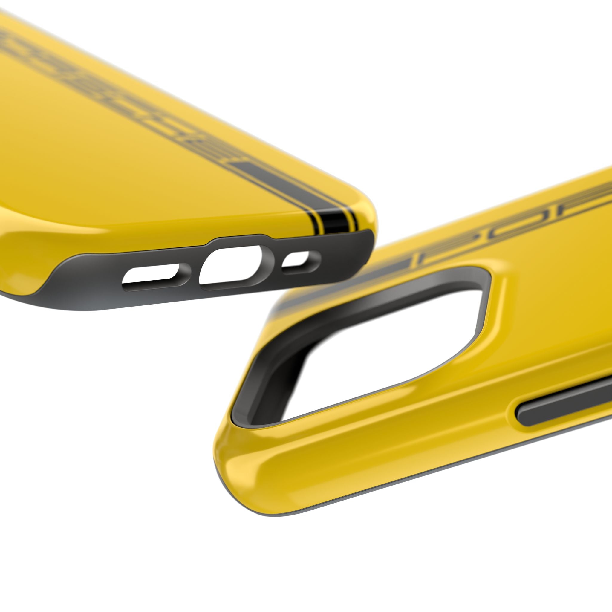Porsche Speed yellow inspired Magnetic Tough Cases