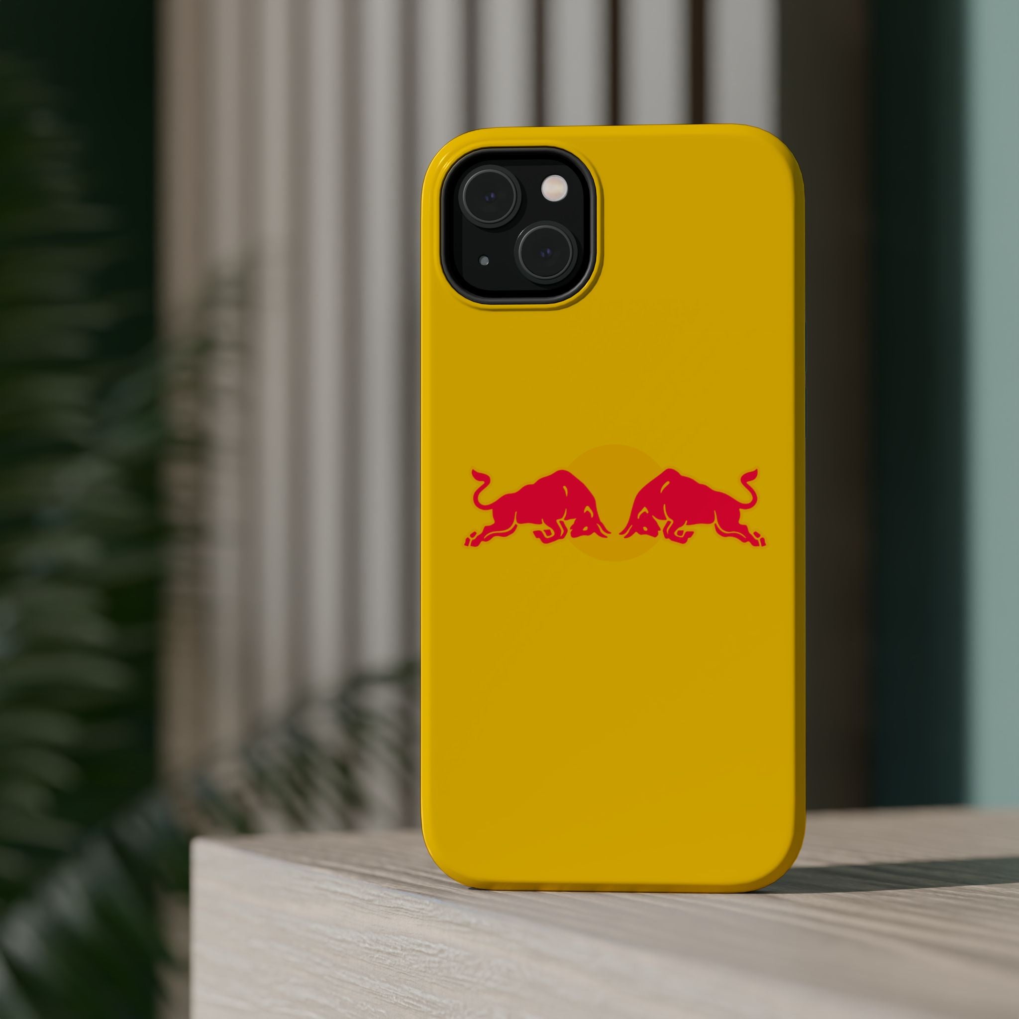 Red Bull yellow inspired Magnetic Tough Cases
