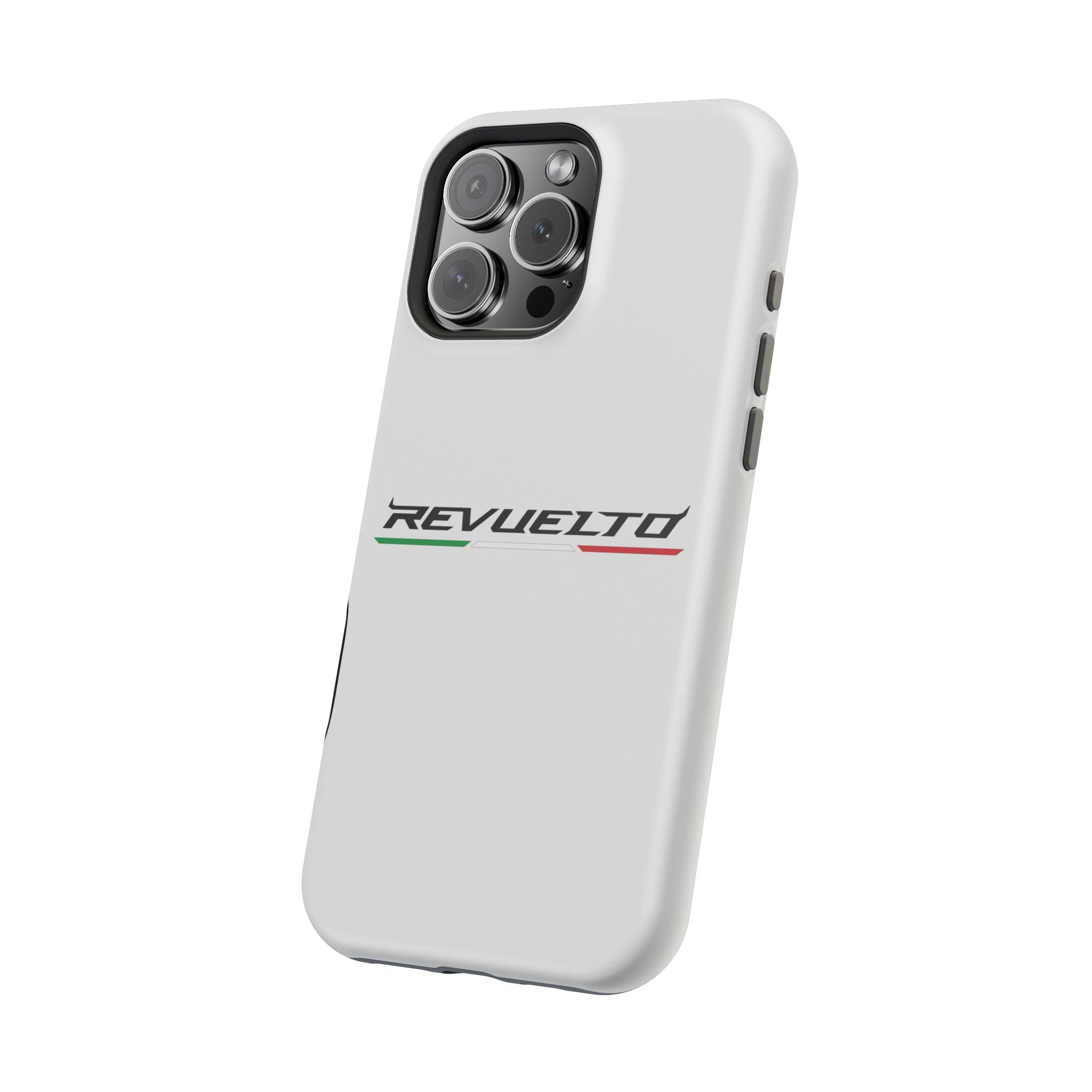 Lamborghini Revuelto White inspired Magnetic Tough Cases