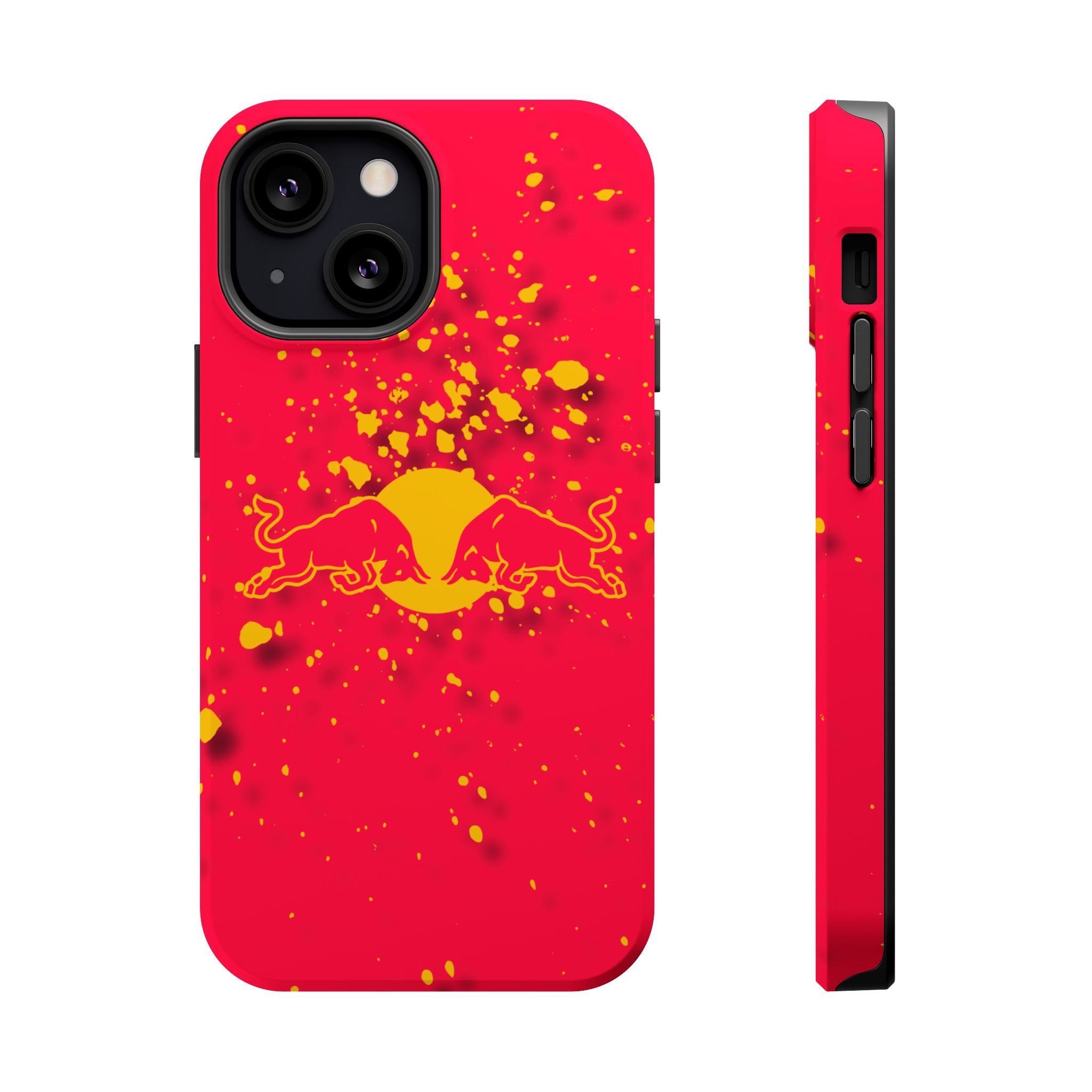 Red Bull with yellow splash inspired Magnetic Tough Cases