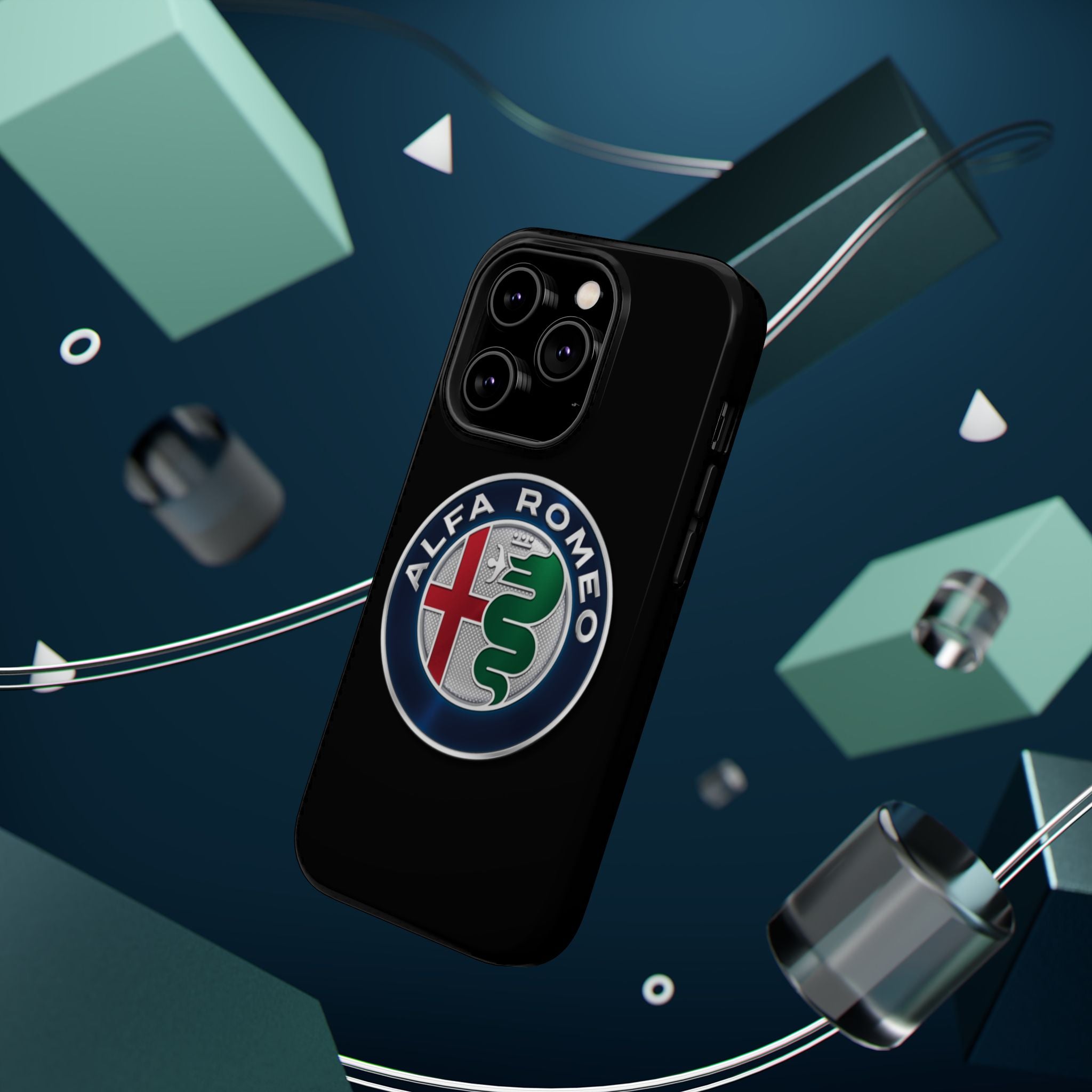 Alfa romeo Dark black inspired Magnetic Tough Cases