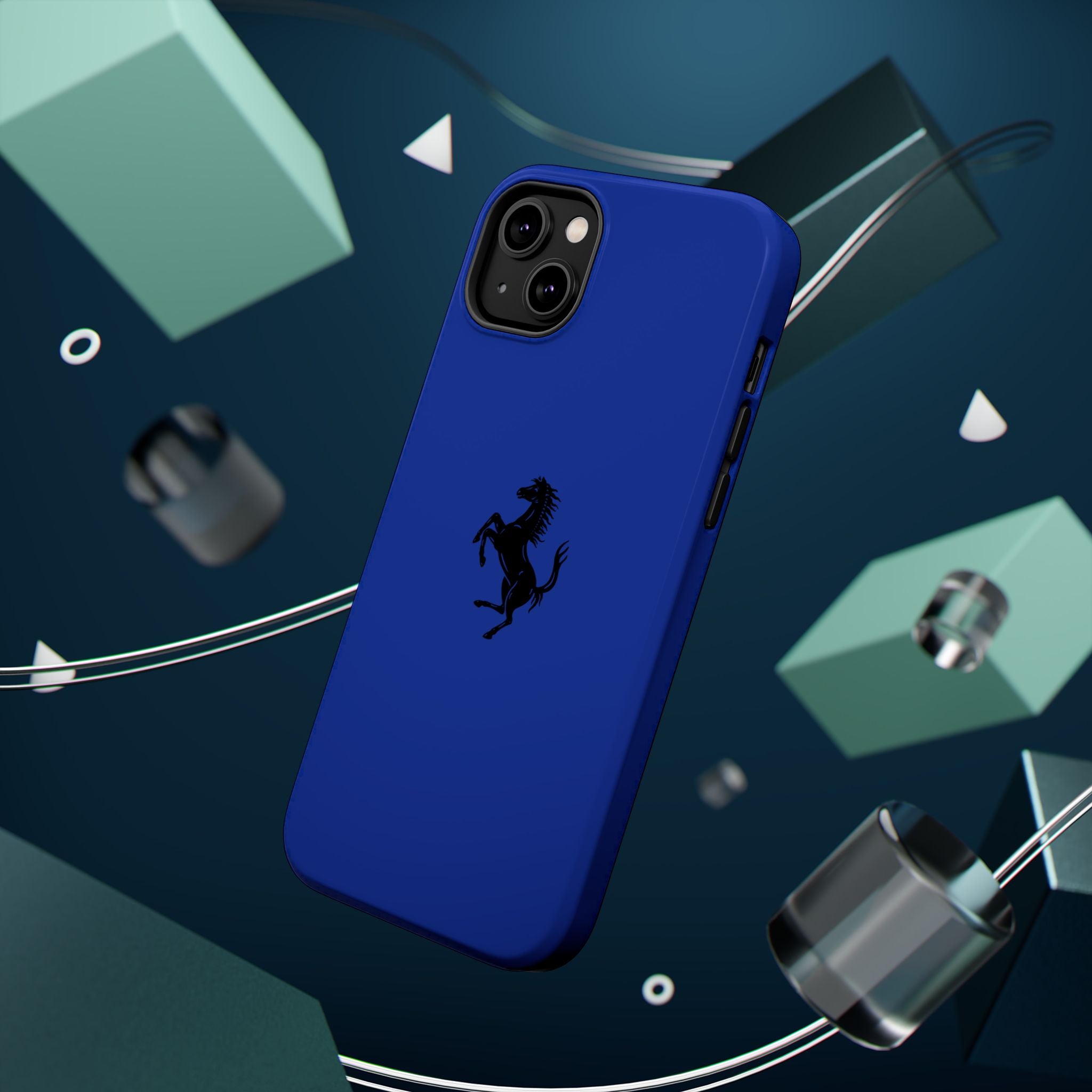 Ferrari horse blu Tour de France inspired Magnetic Tough Cases
