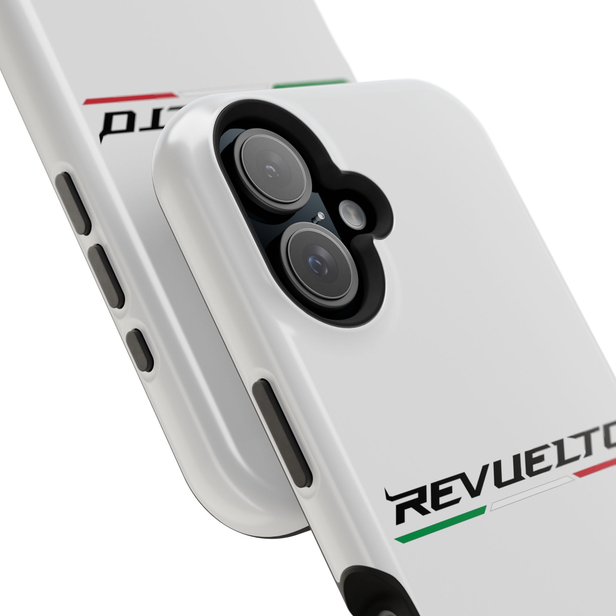 Lamborghini Revuelto White inspired Magnetic Tough Cases