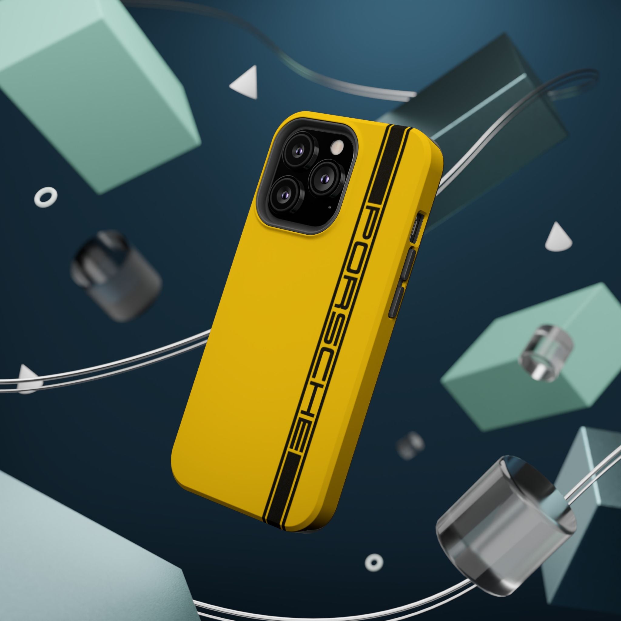 Porsche Speed yellow inspired Magnetic Tough Cases
