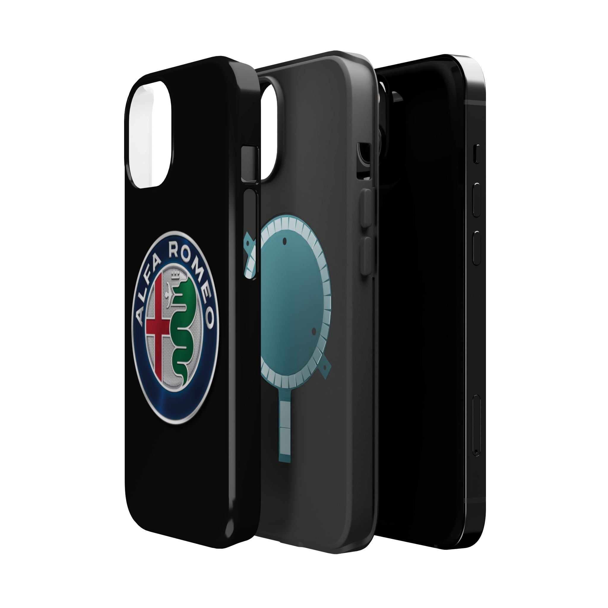 Alfa romeo Dark black inspired Magnetic Tough Cases