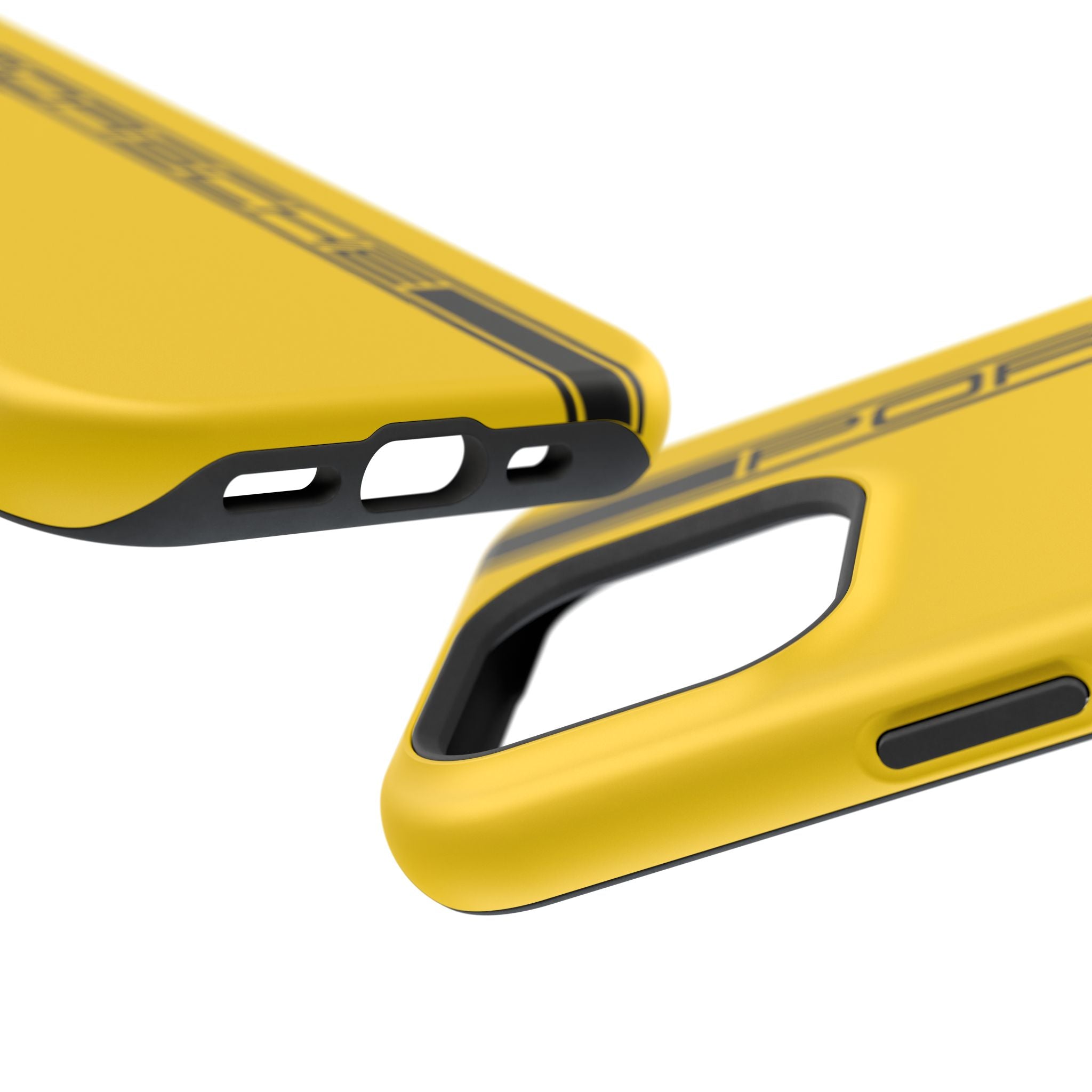 Porsche Speed yellow inspired Magnetic Tough Cases