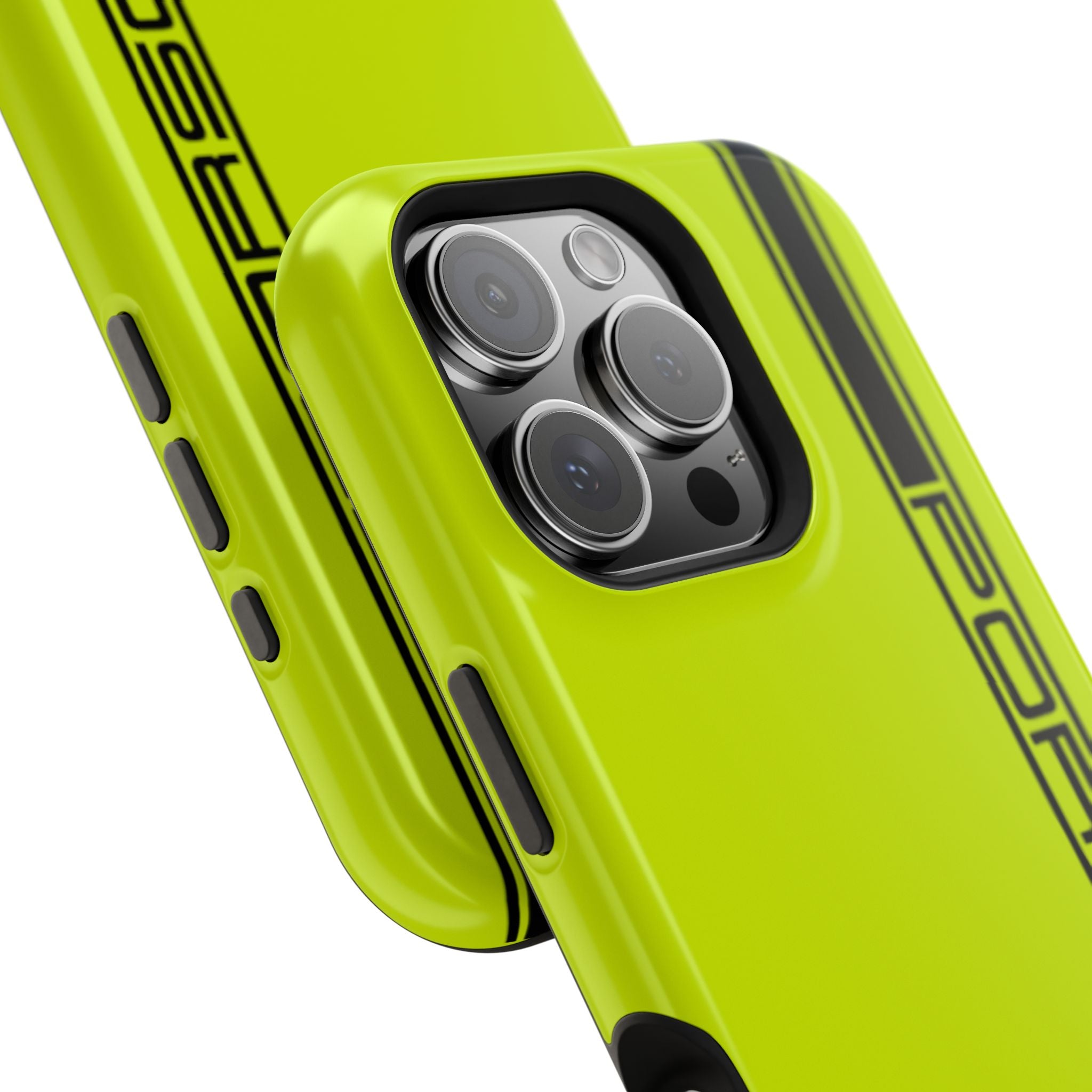 Porsche Acid Green Magnetic Tough Cases
