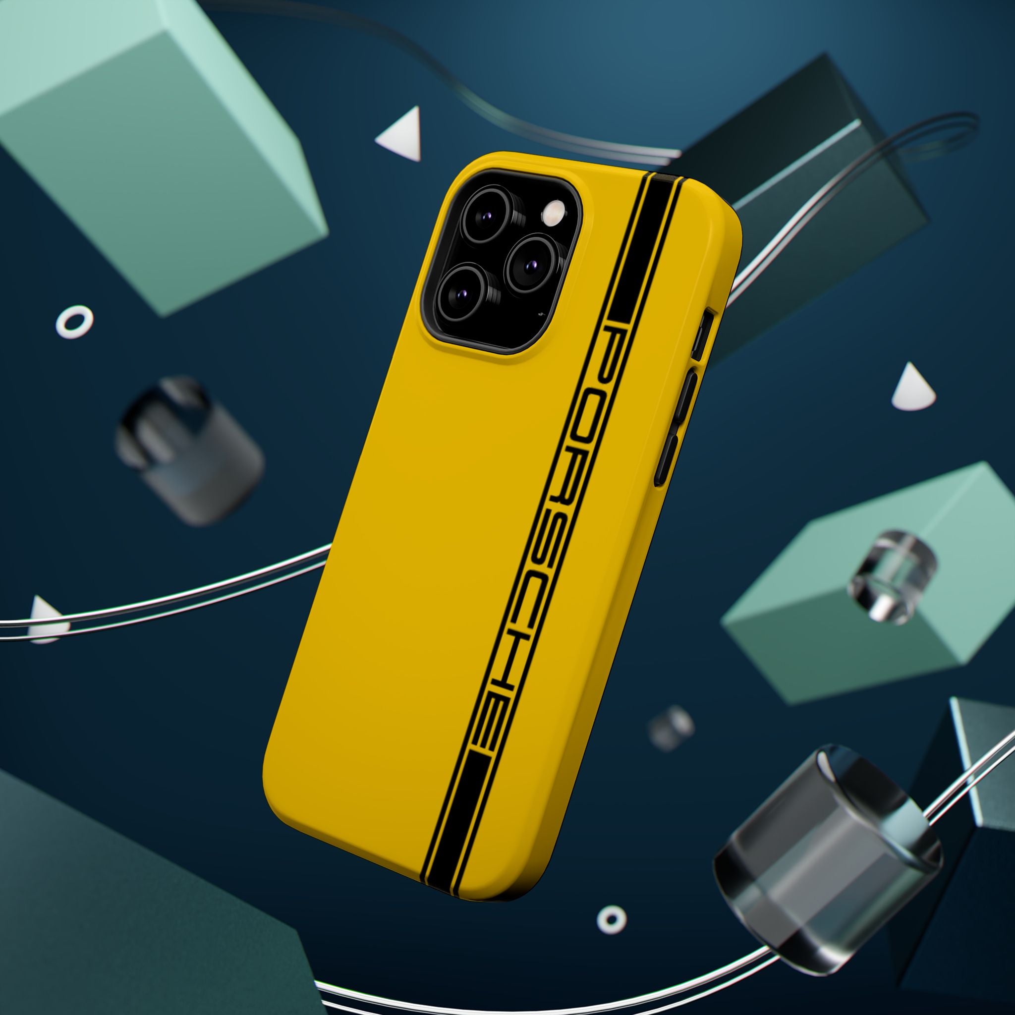 Porsche Speed yellow inspired Magnetic Tough Cases