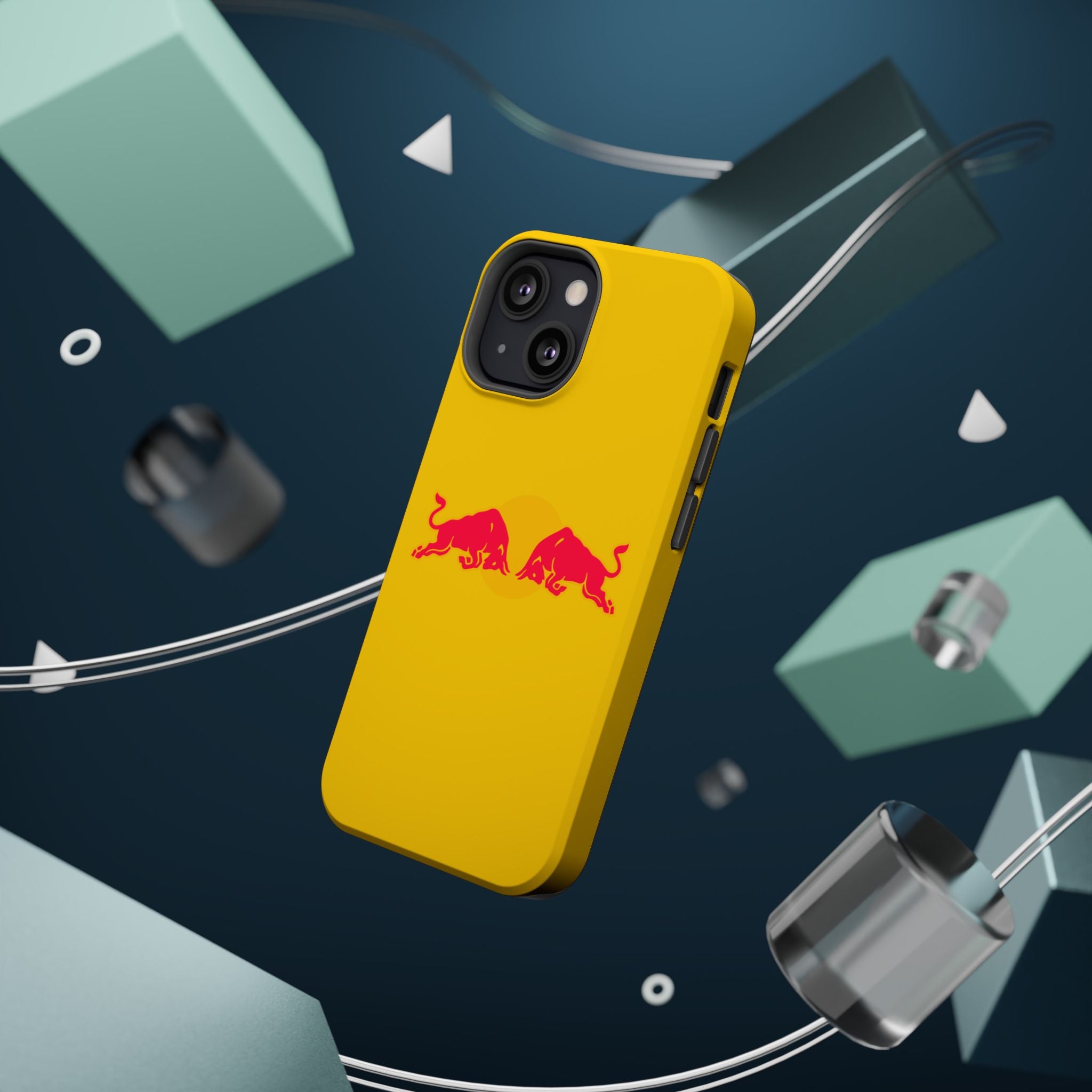 Red Bull yellow inspired Magnetic Tough Cases