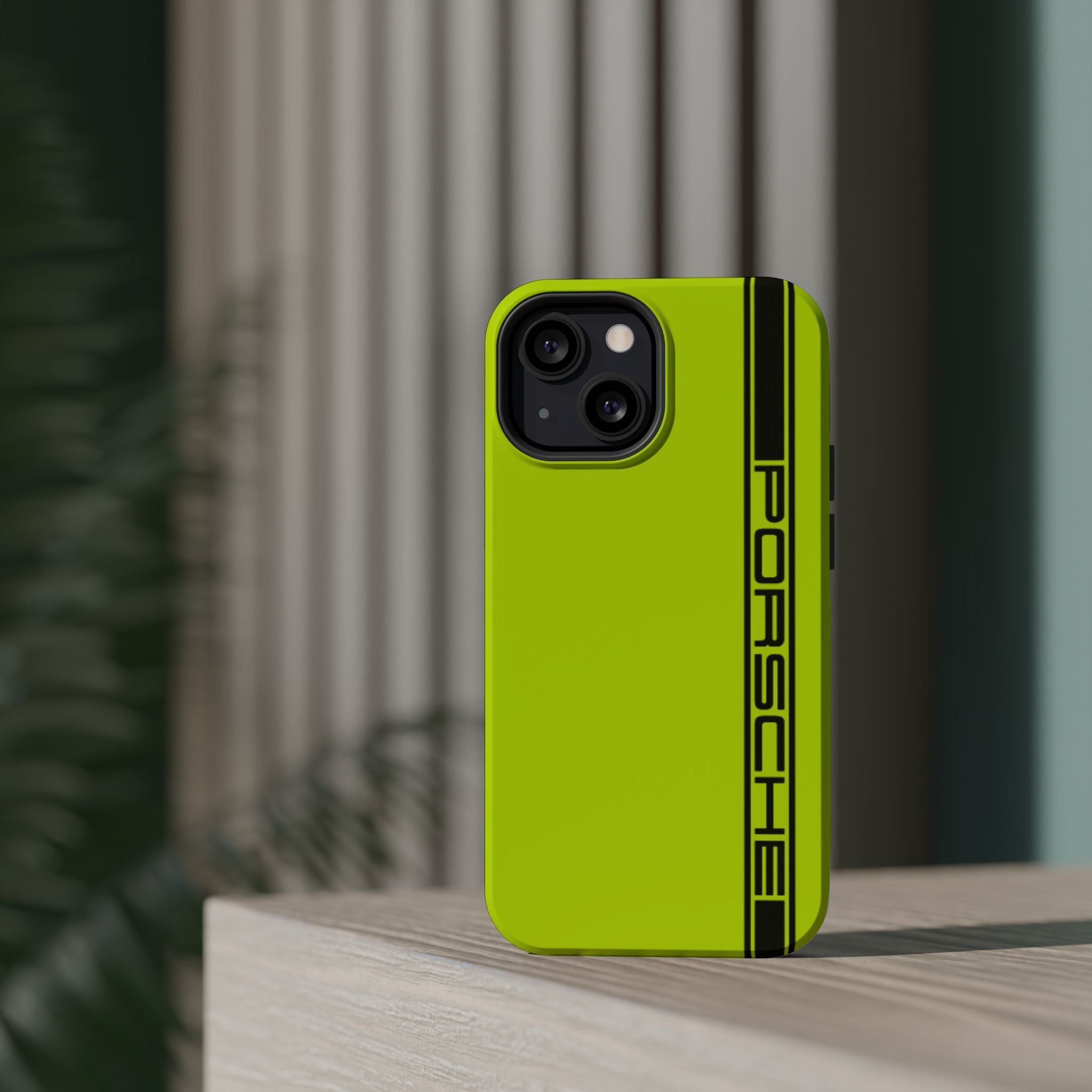 Porsche Acid Green Magnetic Tough Cases