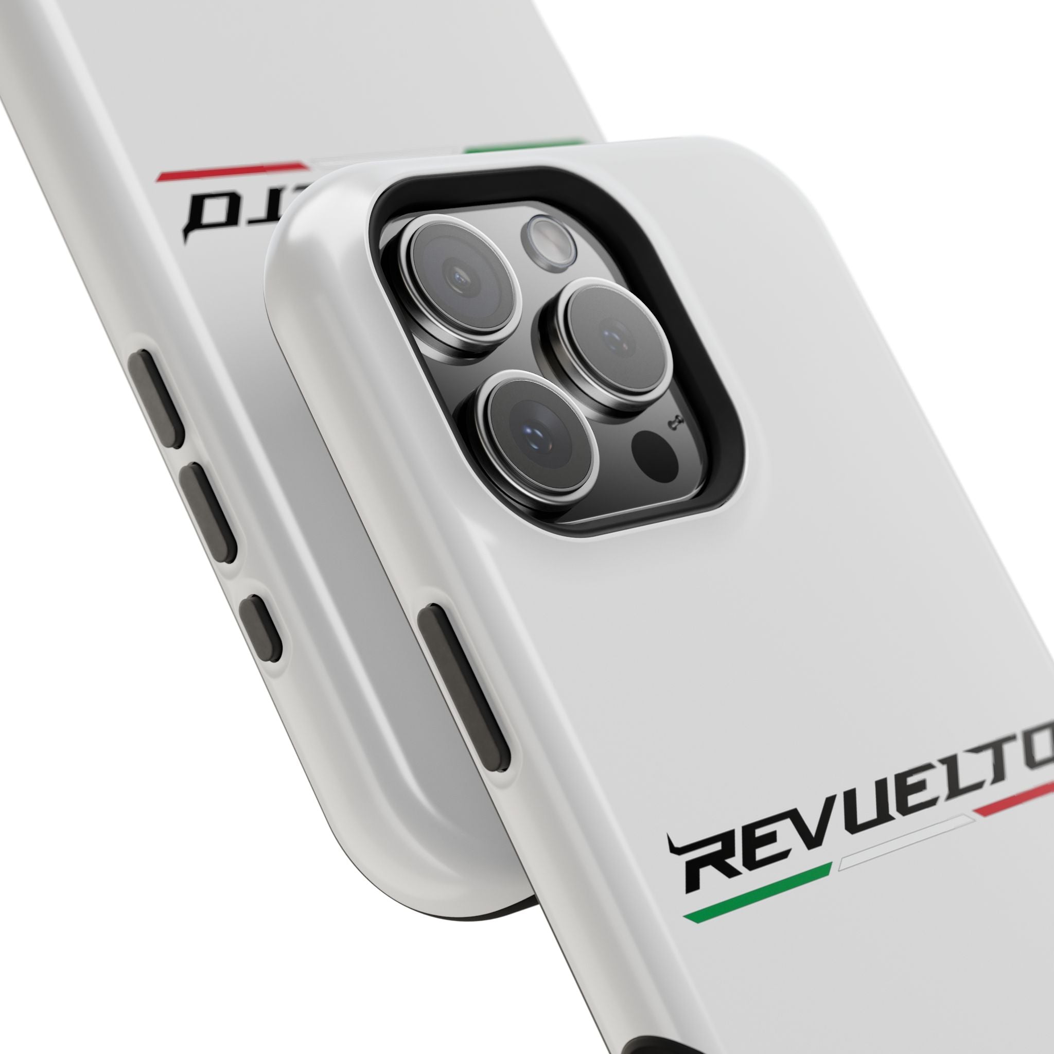 Lamborghini Revuelto White inspired Magnetic Tough Cases