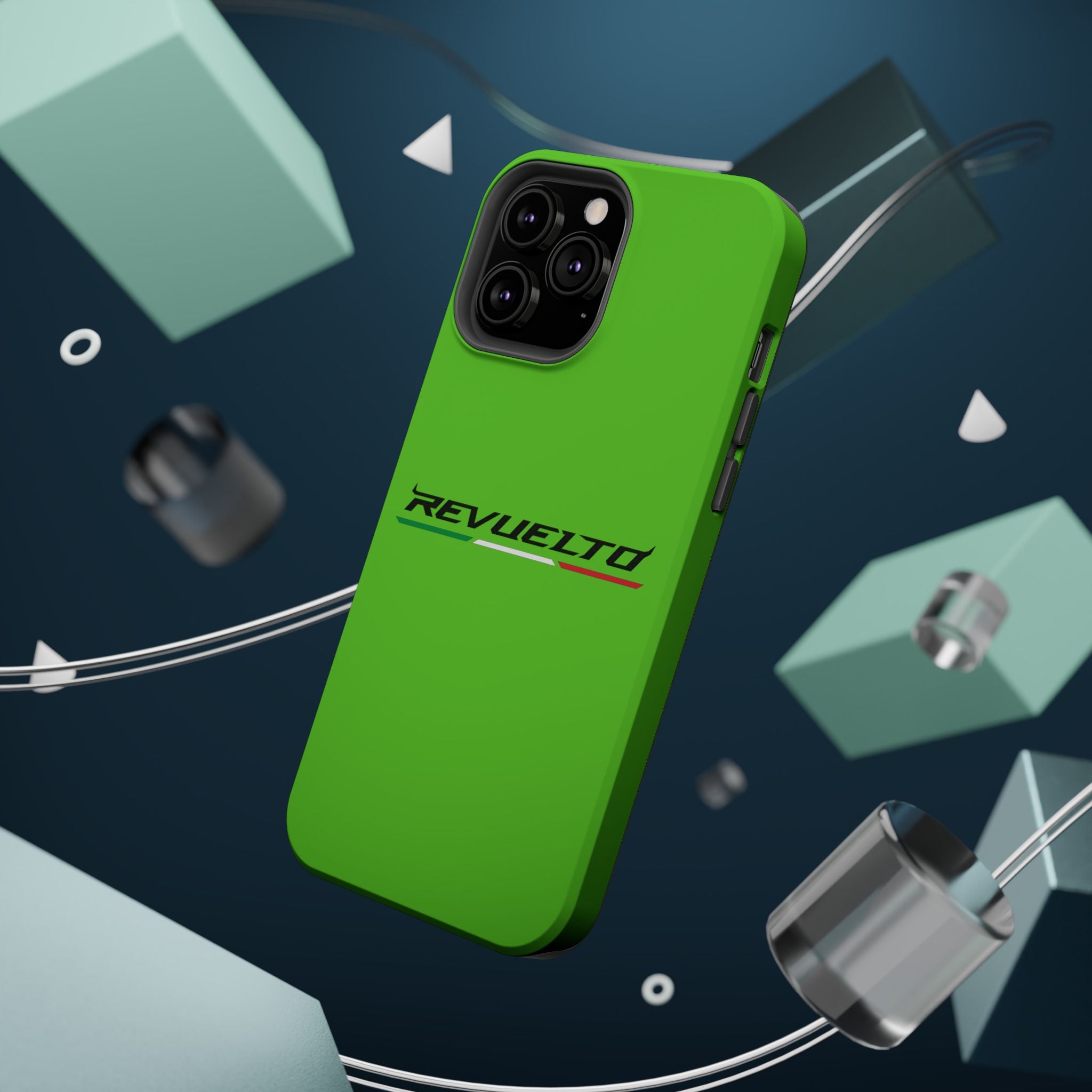 Lamborghini Revuelto Green inspired Magnetic Tough Cases