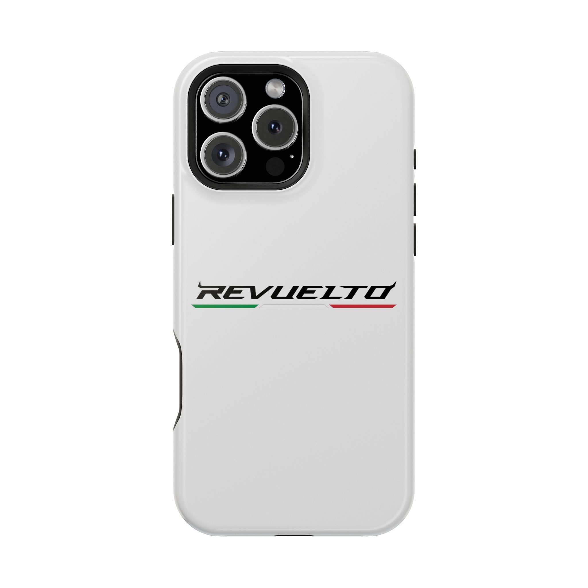 Lamborghini Revuelto White inspired Magnetic Tough Cases