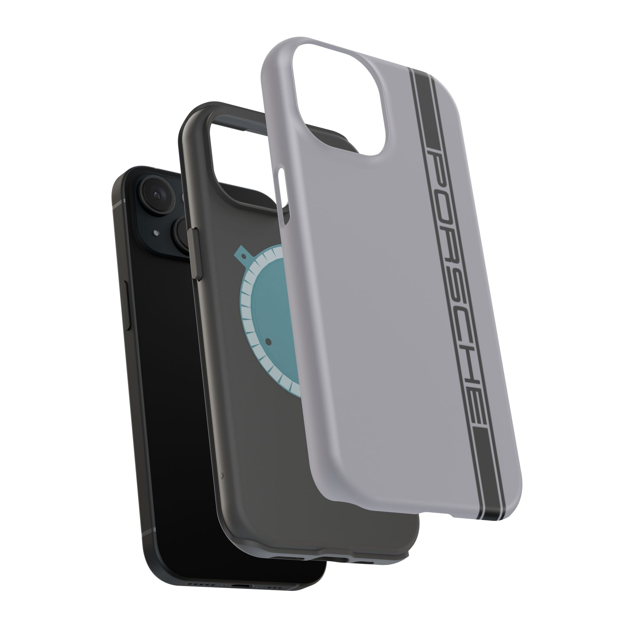Porsche Chalk grey inspired Magnetic Tough Cases