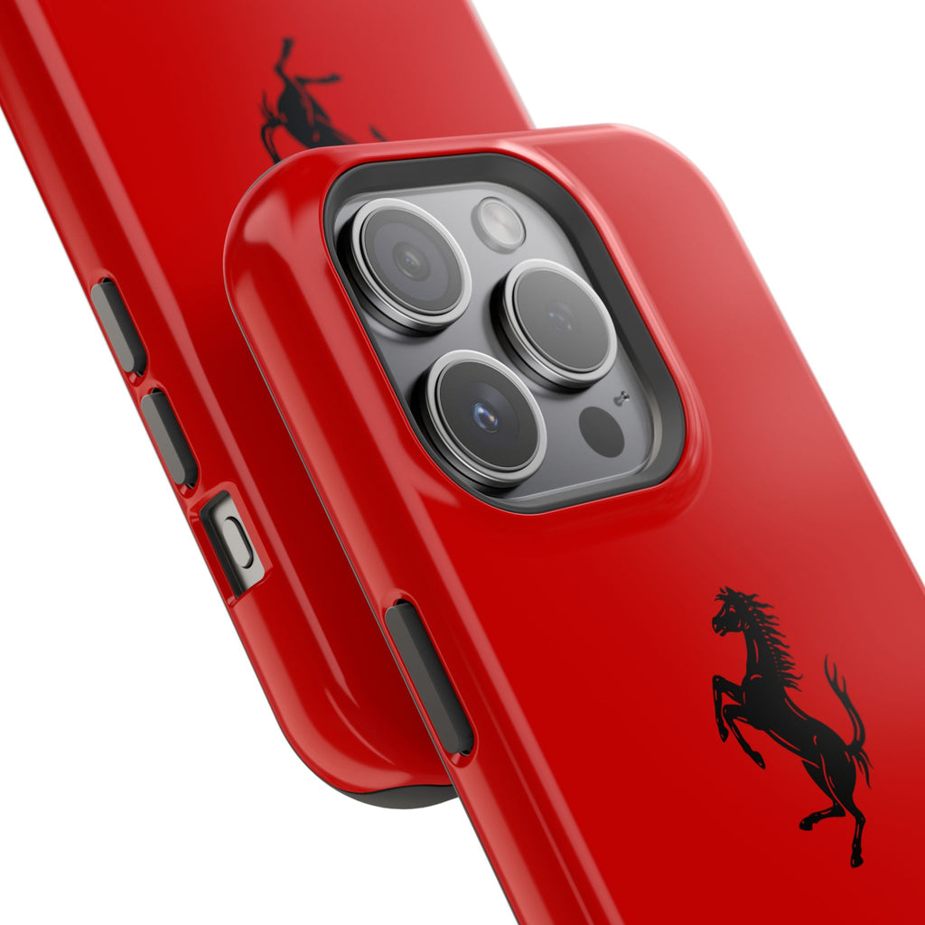 Ferrari horse Rosso corsa inspired Magnetic Tough Cases