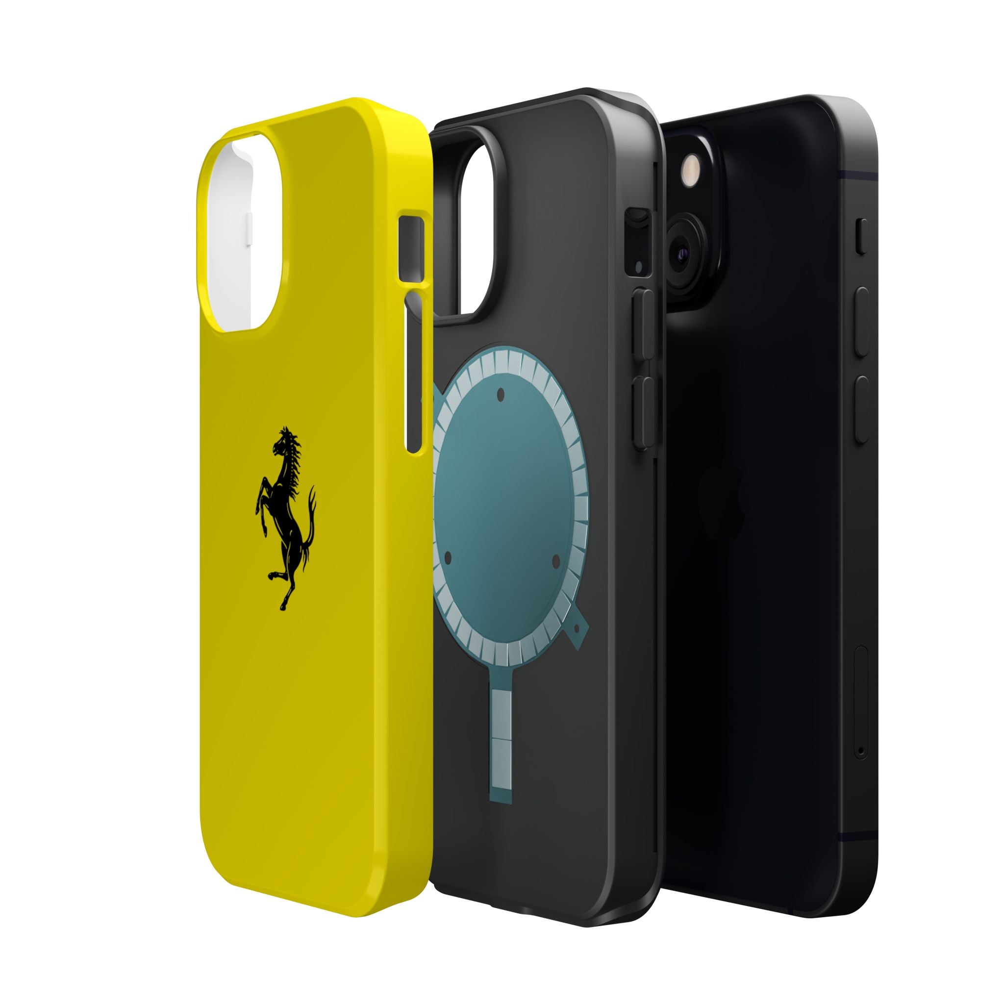 Ferrari horse giallo modena inspired Magnetic Tough Cases