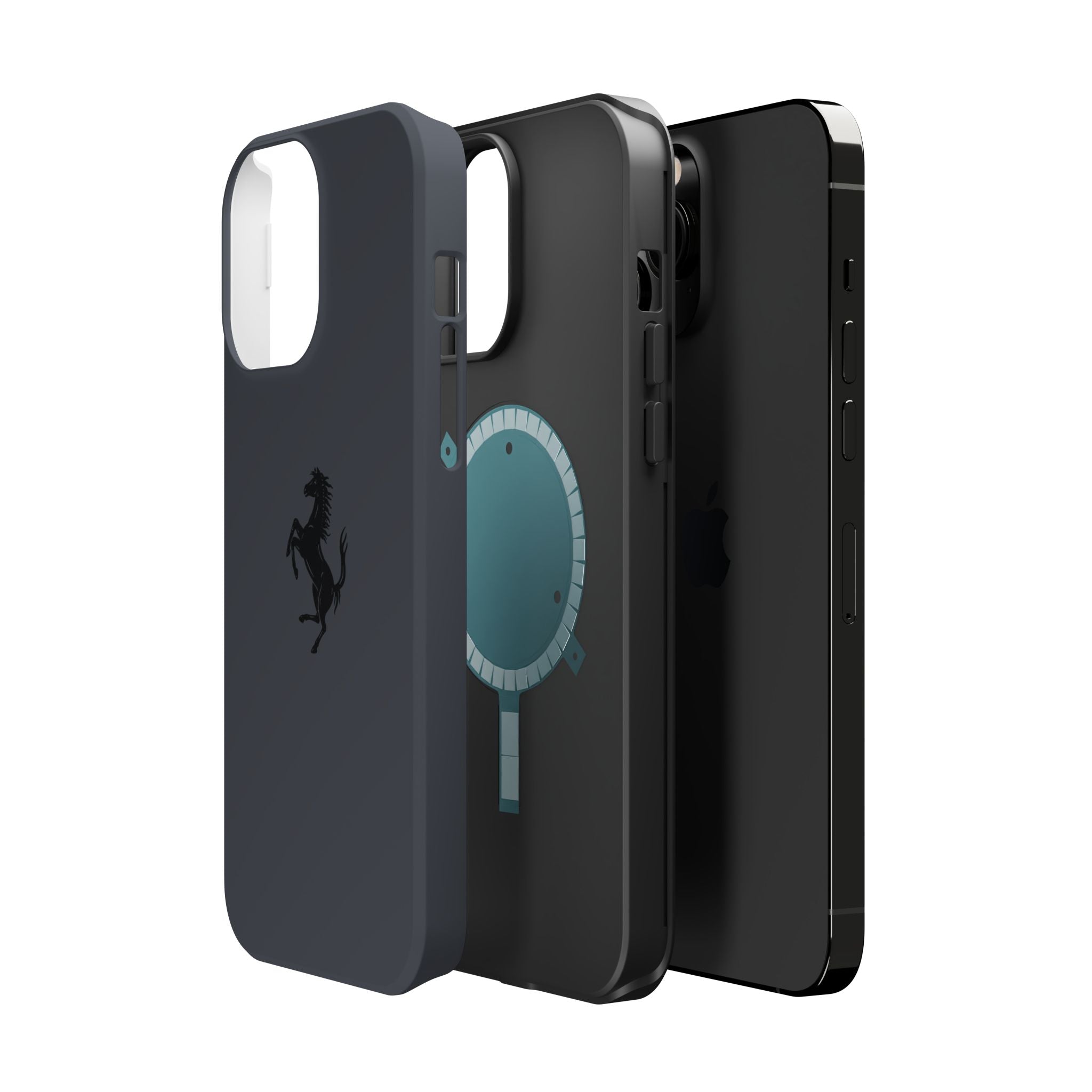 Ferrari horse Grigio silverstone inspired Magnetic Tough Cases