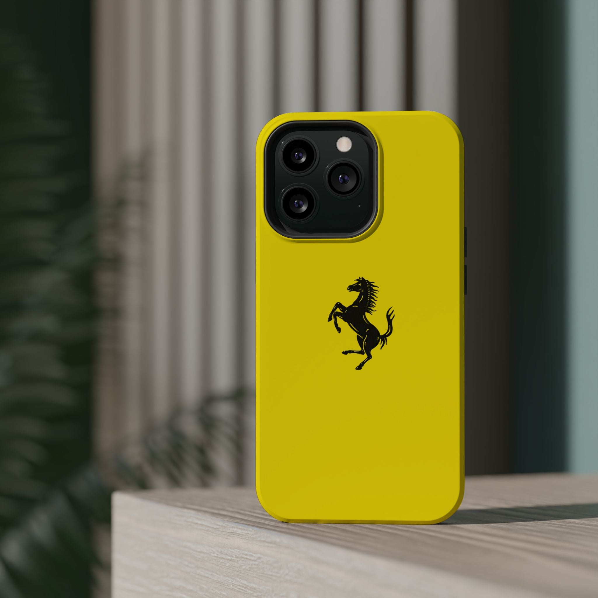 Ferrari horse giallo modena inspired Magnetic Tough Cases