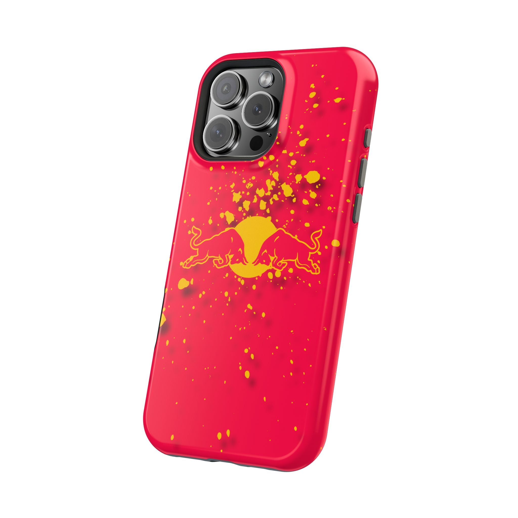 Red Bull with yellow splash inspired Magnetic Tough Cases