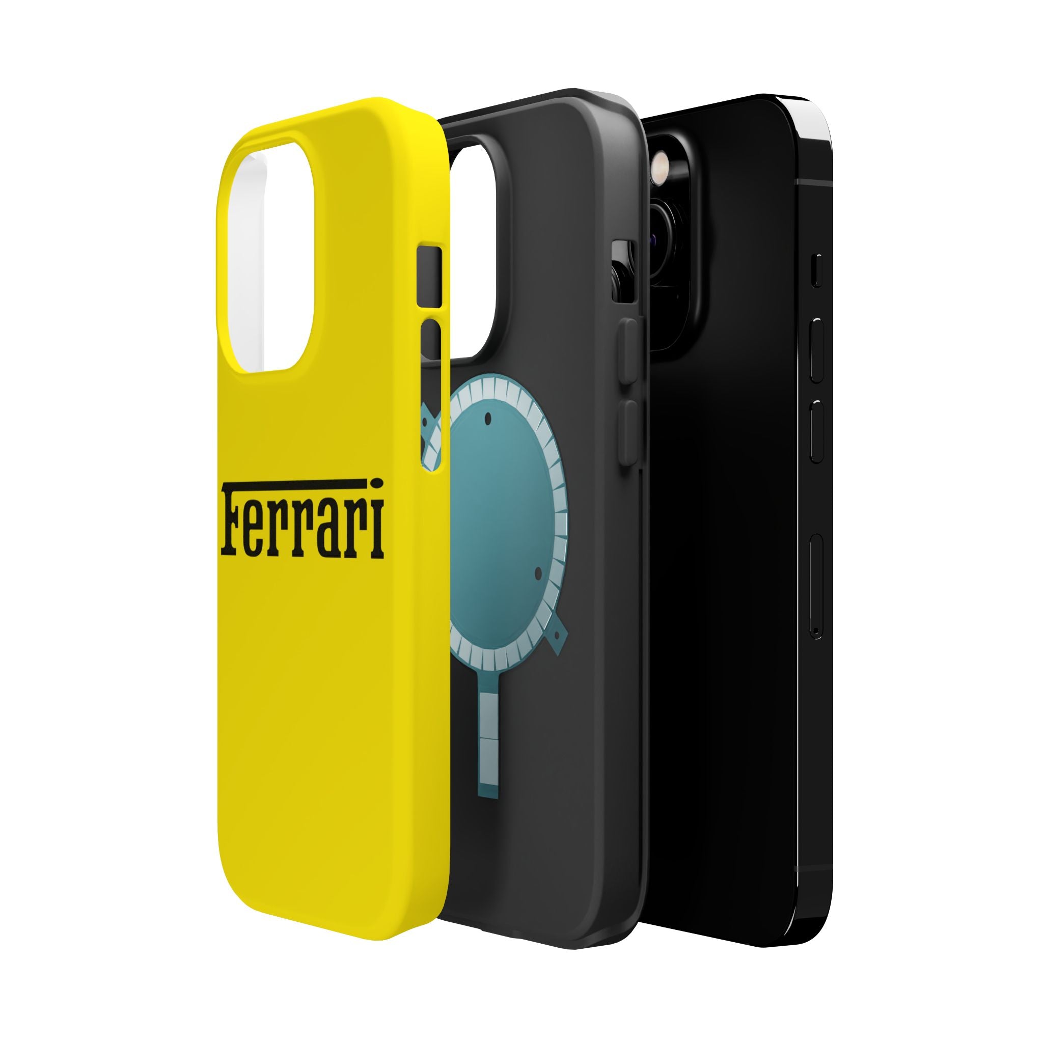 Ferrari Giallo Modena Inspired Magnetic Tough Cases
