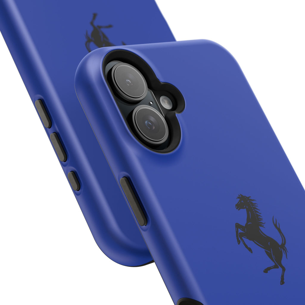 Ferrari horse blu Tour de France inspired Magnetic Tough Cases