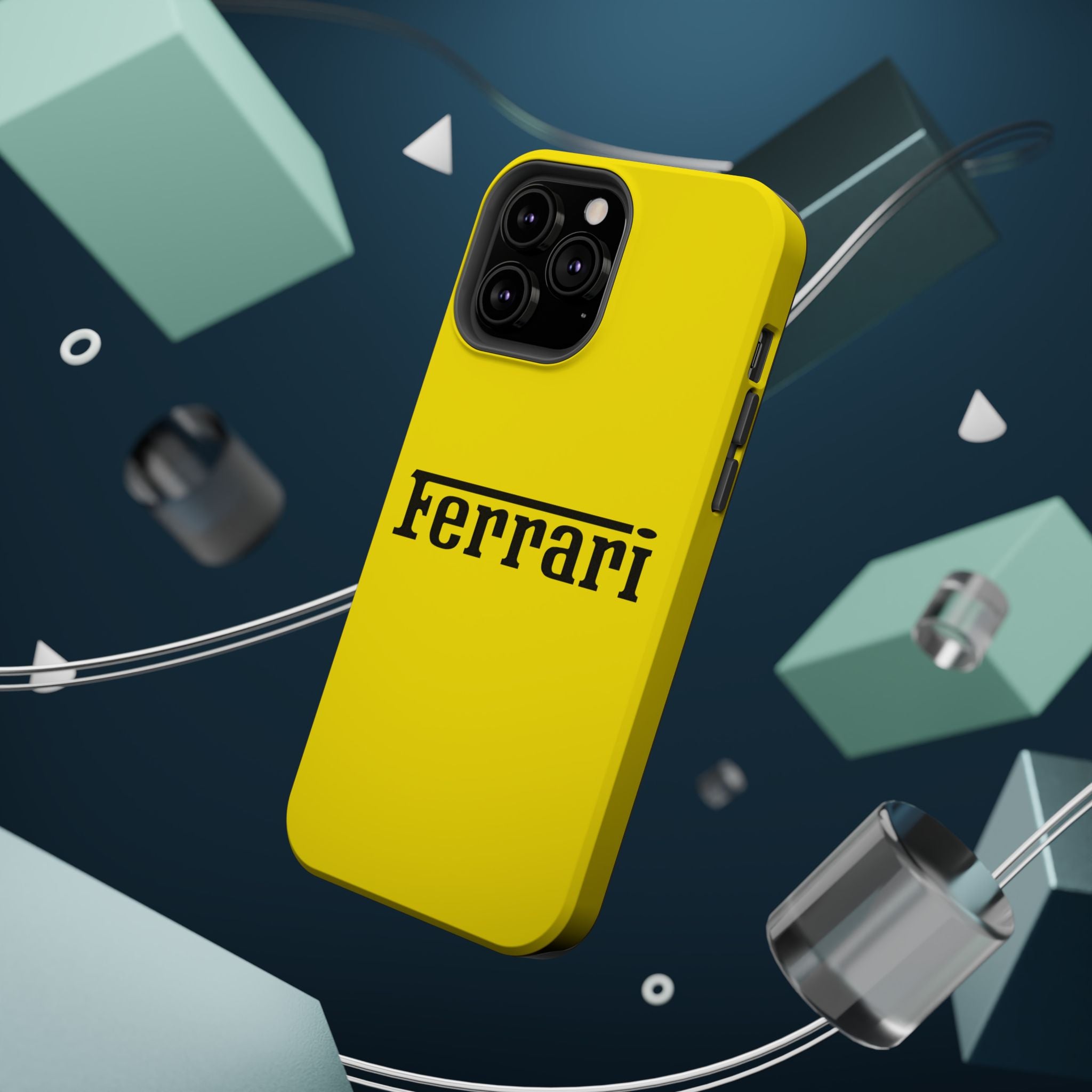 Ferrari Giallo Modena Inspired Magnetic Tough Cases