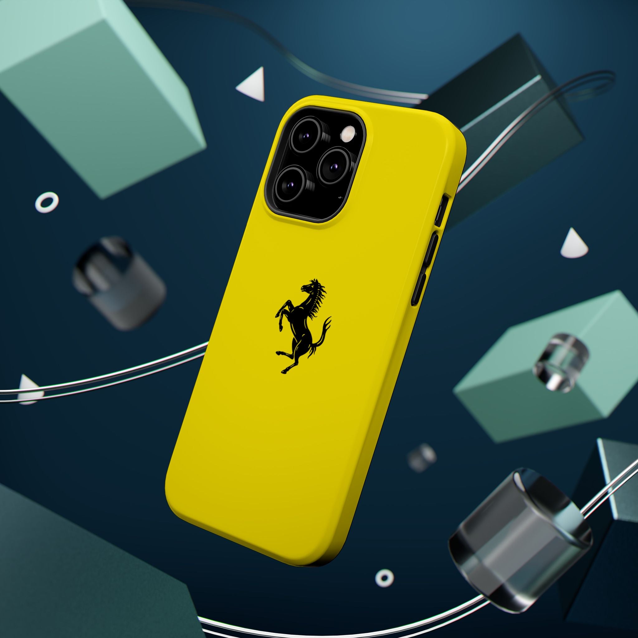 Ferrari horse giallo modena inspired Magnetic Tough Cases
