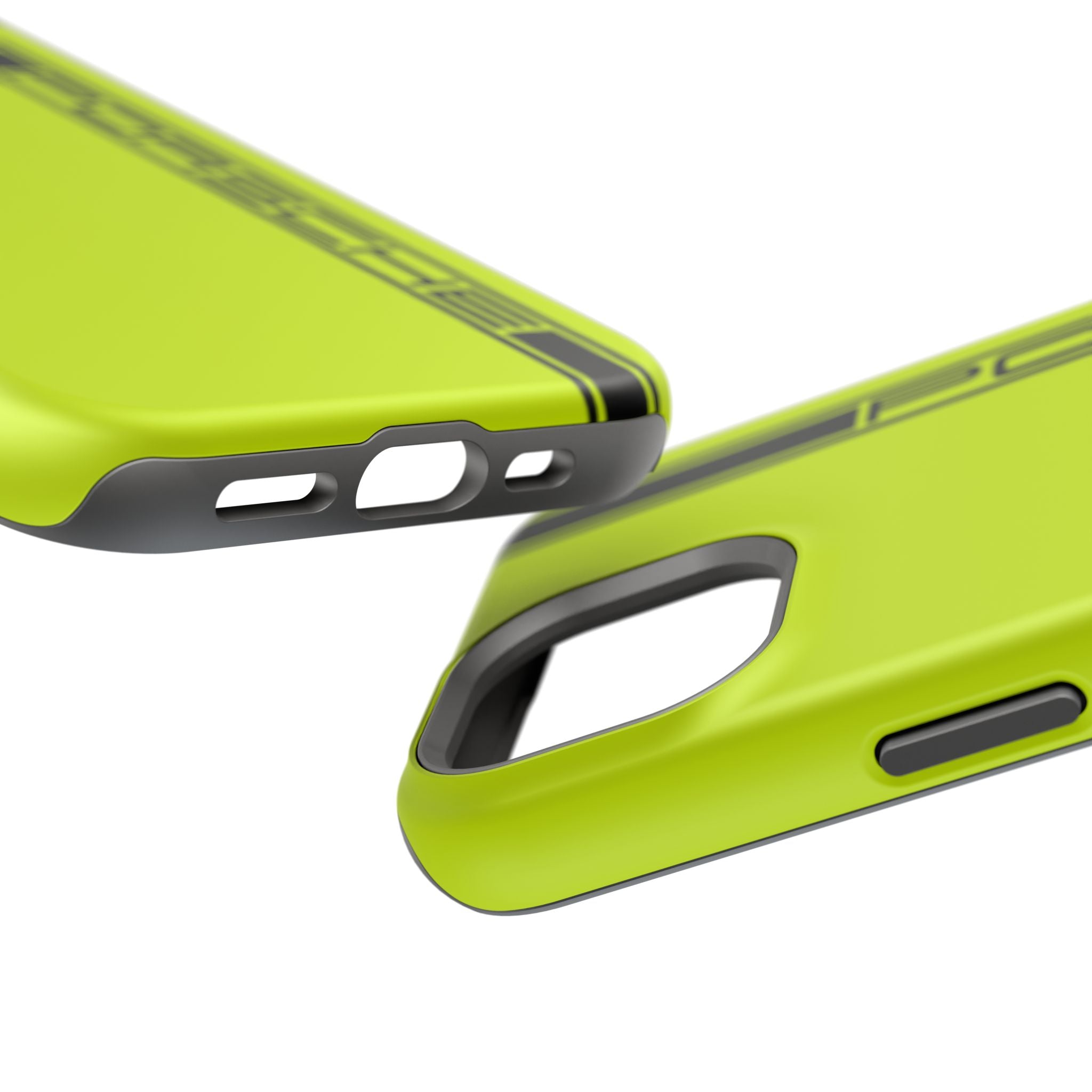 Porsche Acid Green Magnetic Tough Cases