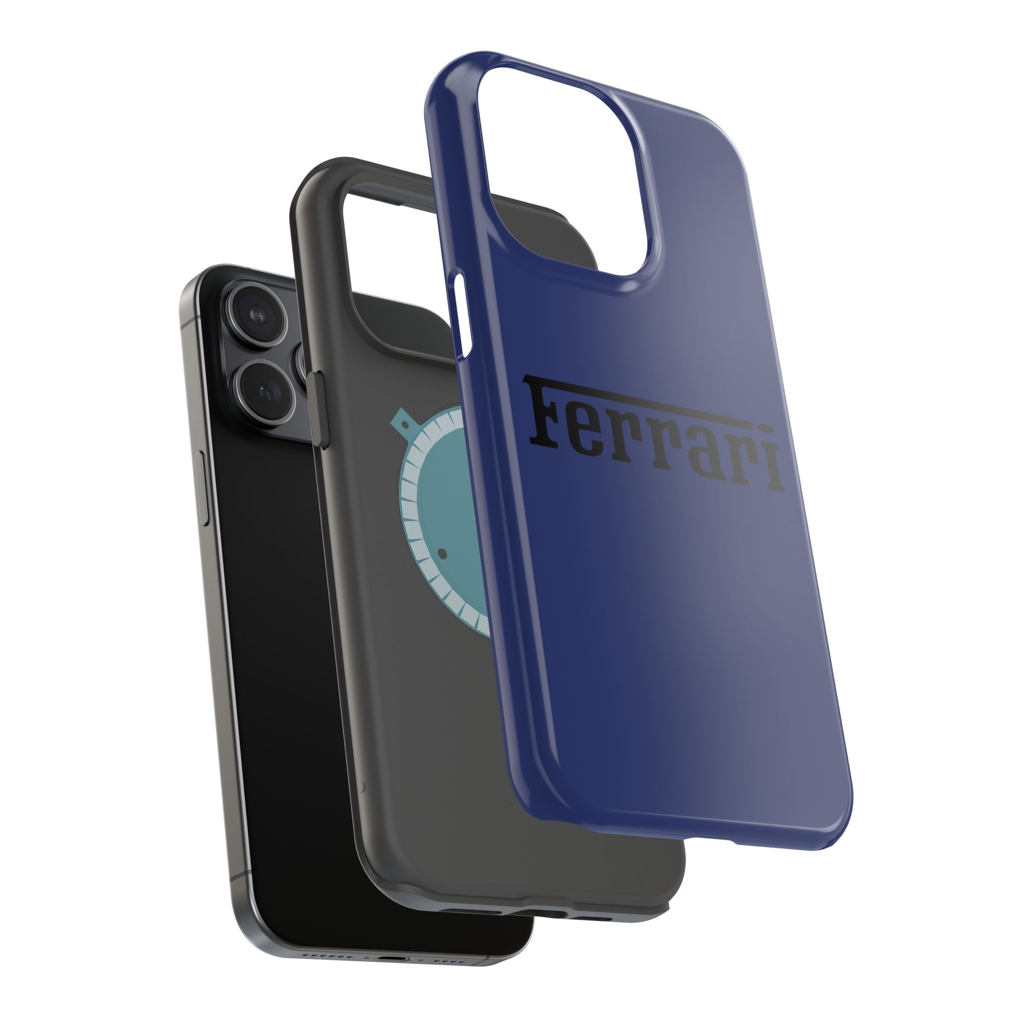 Ferrari Blu pozzi inspired Magnetic Tough Cases