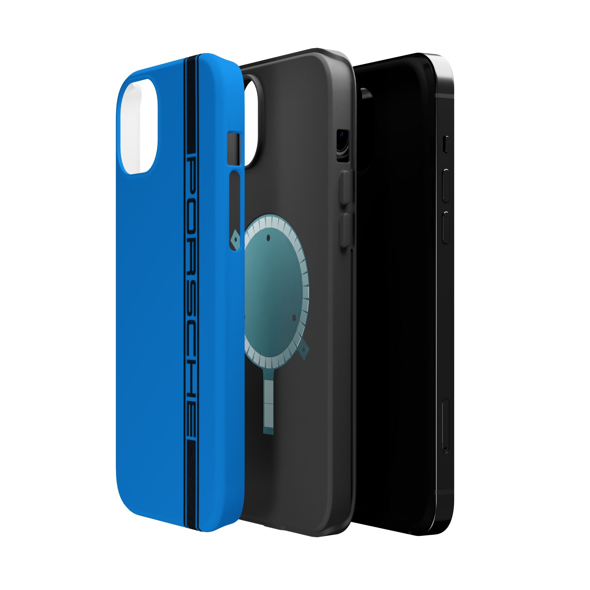 Porsche Riviera Blue inspired Magnetic Tough Cases
