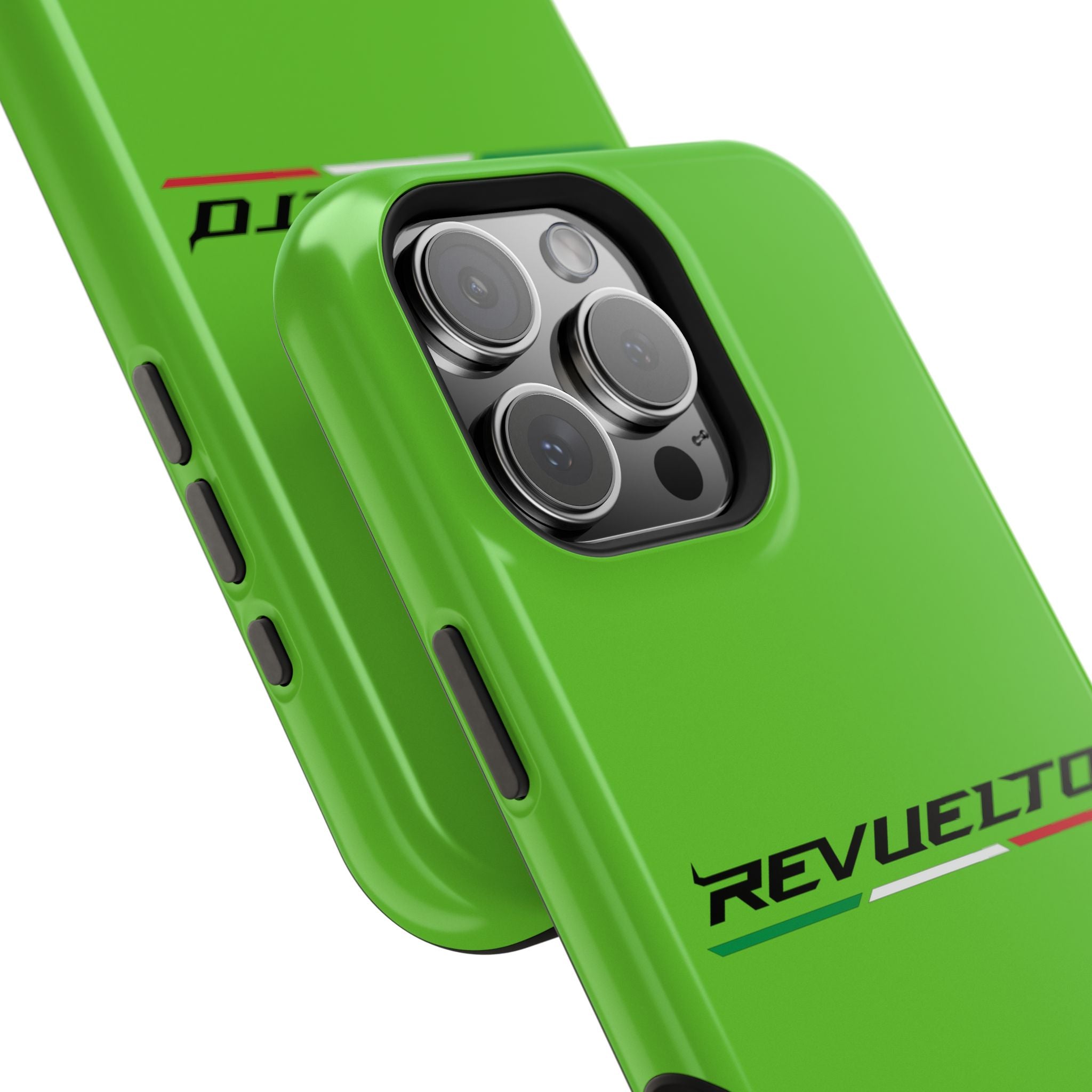 Lamborghini Revuelto Green inspired Magnetic Tough Cases