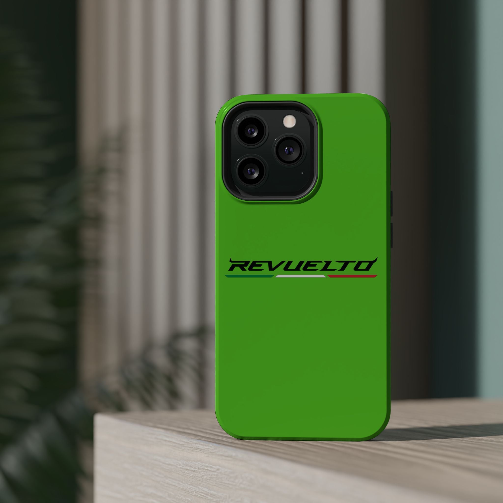Lamborghini Revuelto Green inspired Magnetic Tough Cases