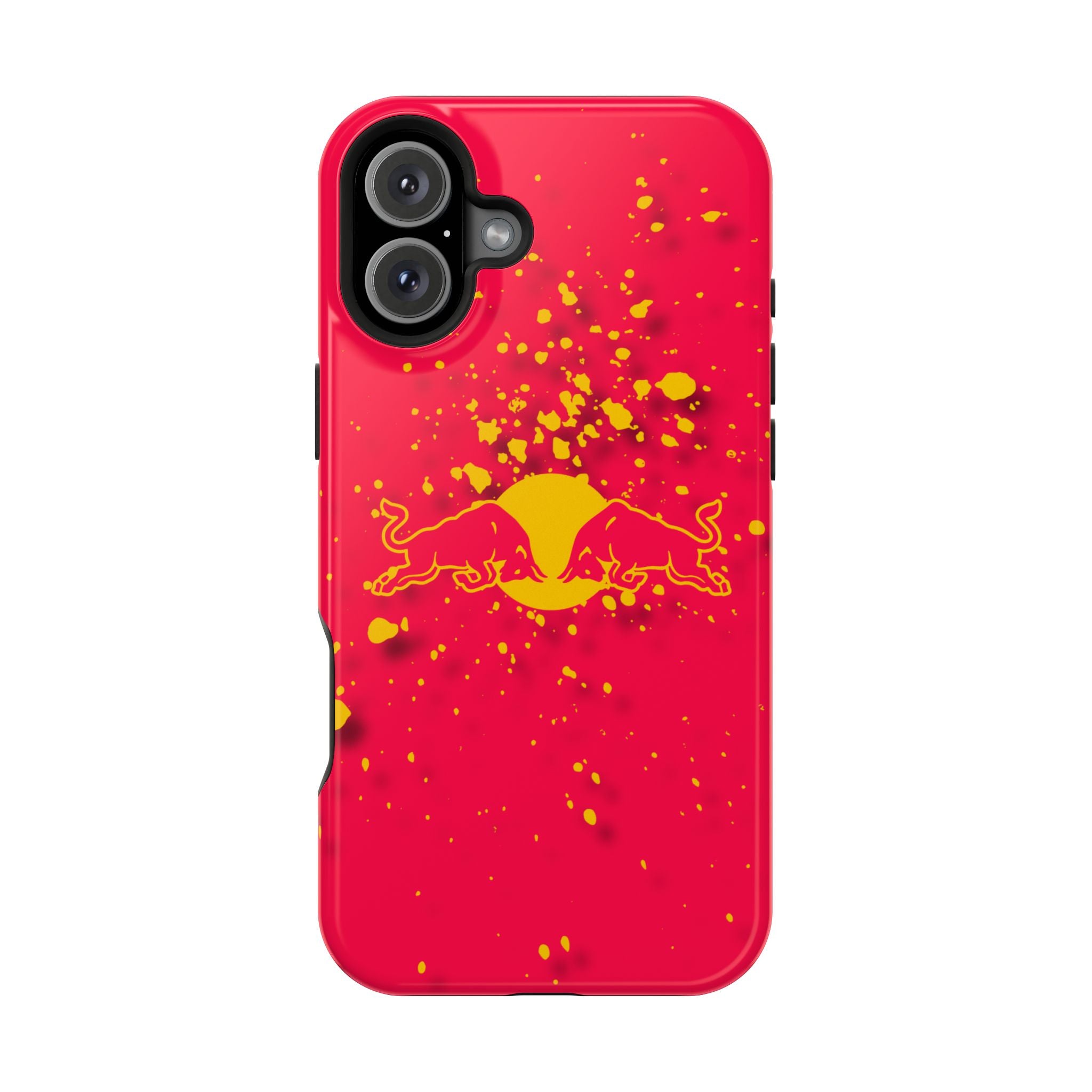 Red Bull with yellow splash inspired Magnetic Tough Cases