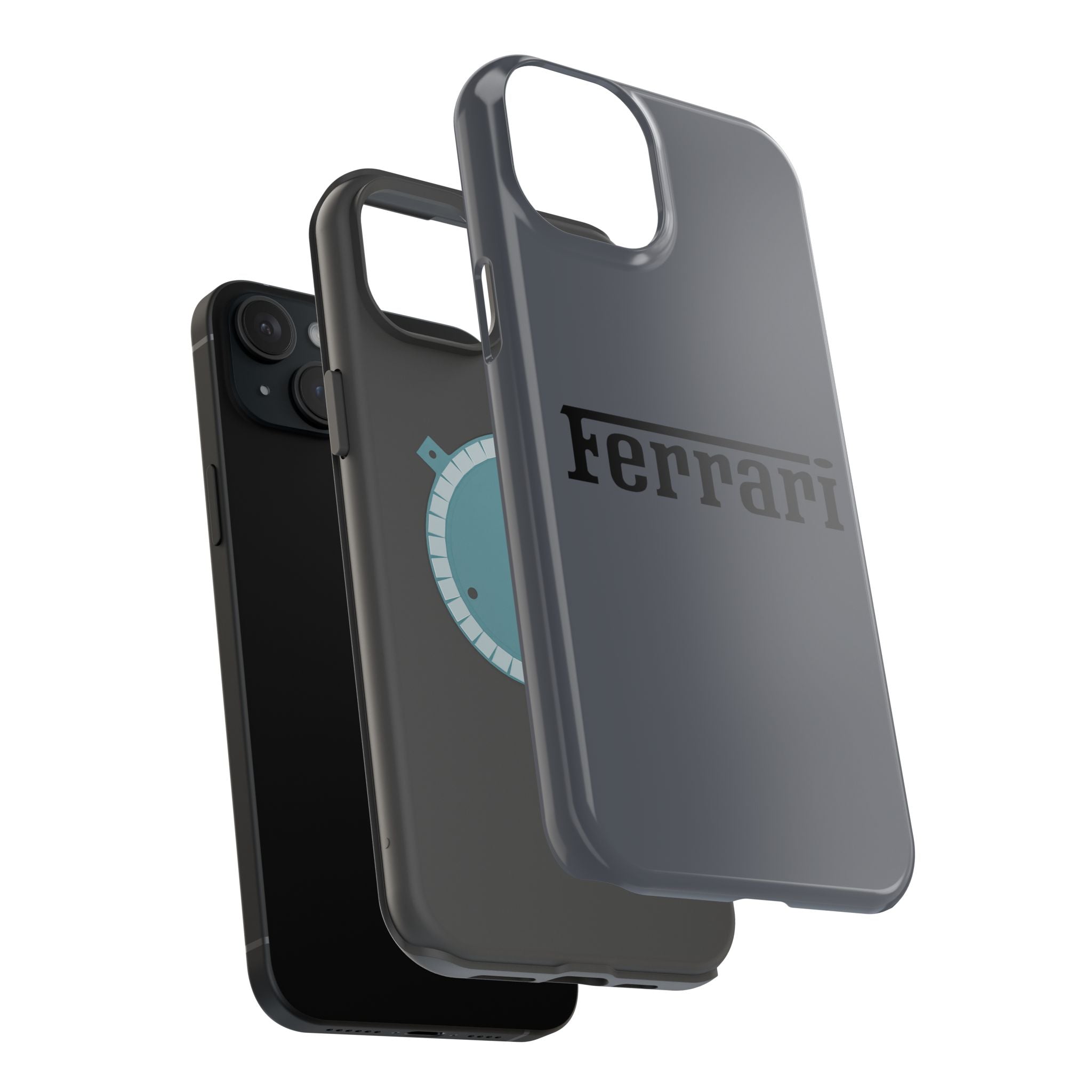 Ferrari Grigio silver stone inspired Magnetic Tough Cases
