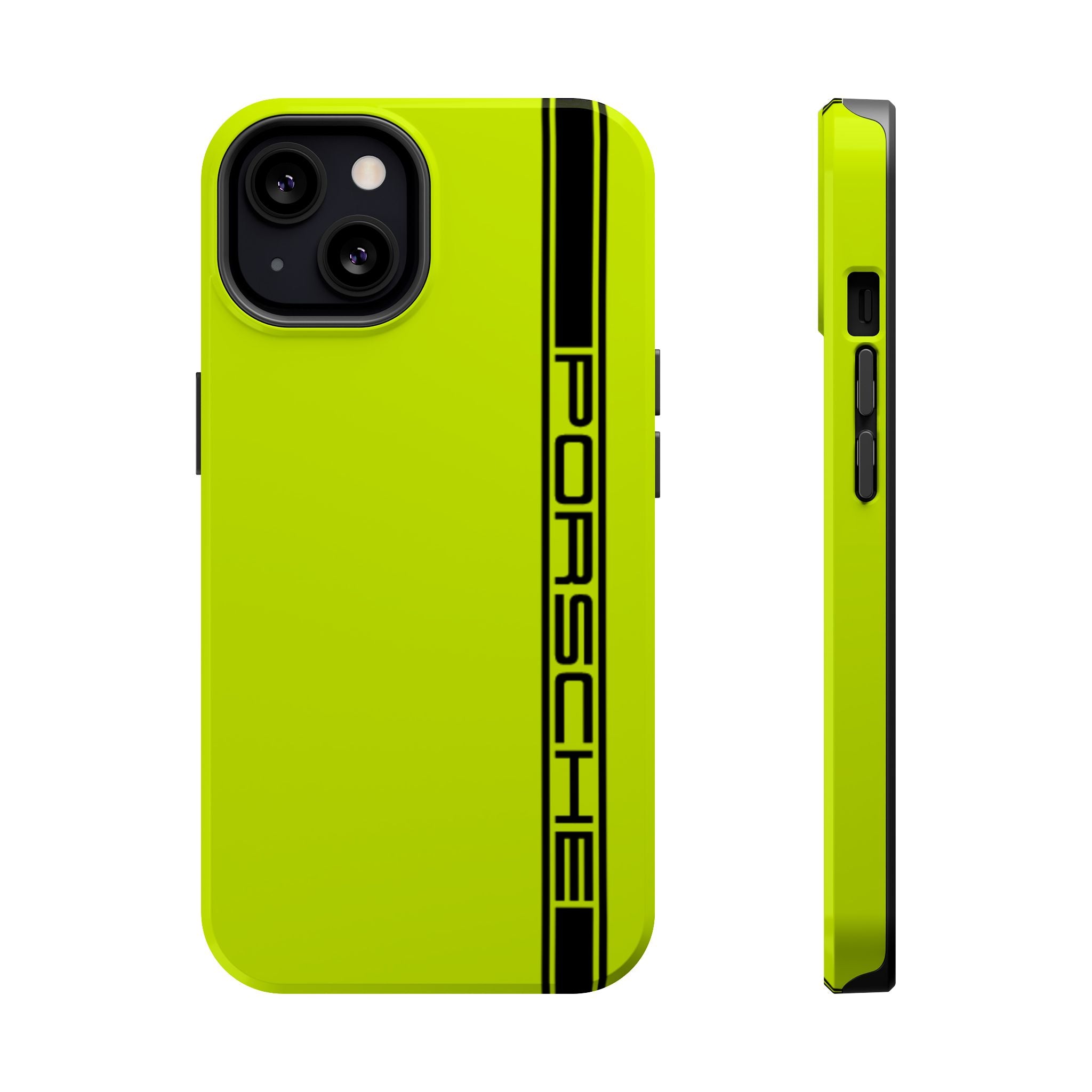 Porsche Acid Green Magnetic Tough Cases