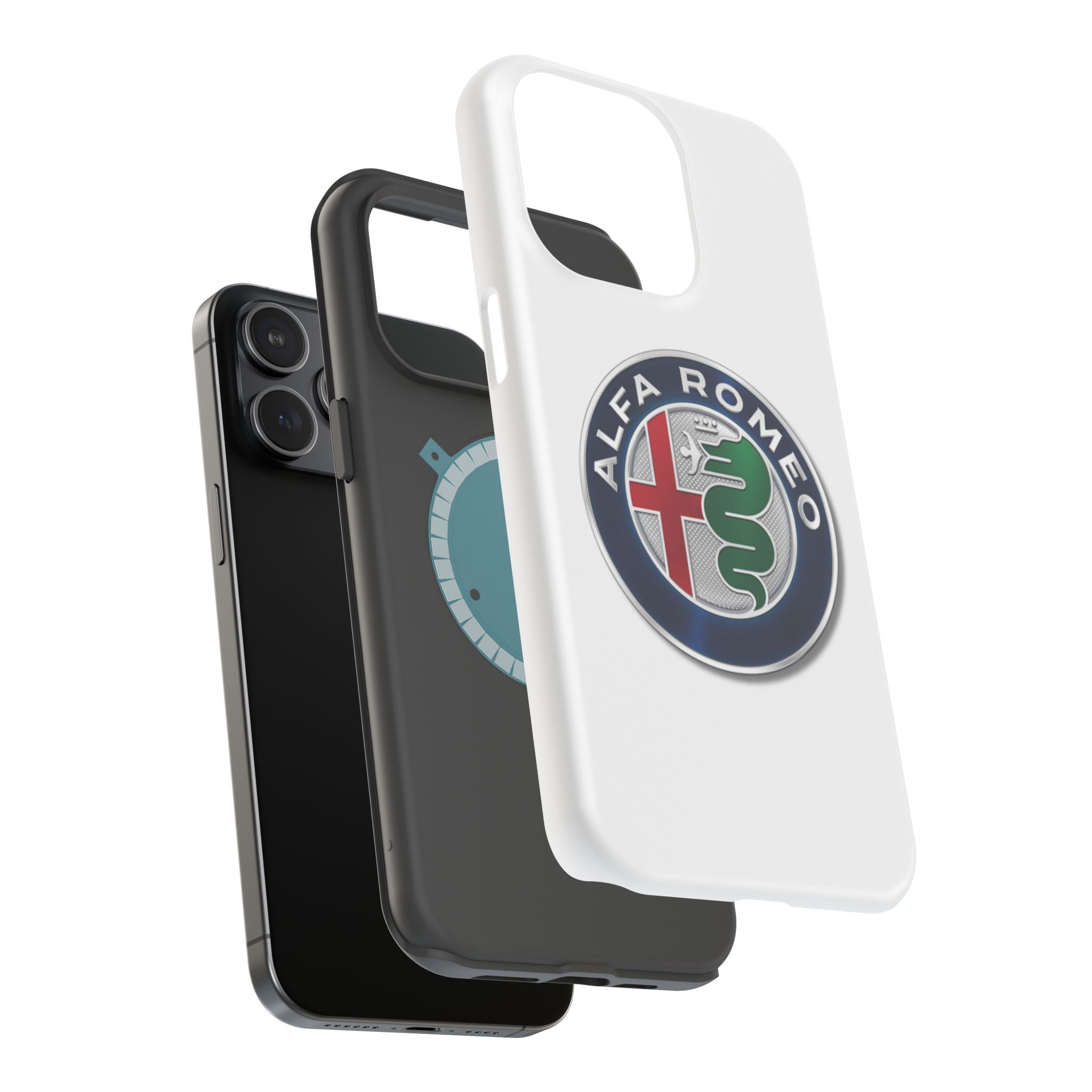 Alfa Romeo White Magnetic Tough Cases
