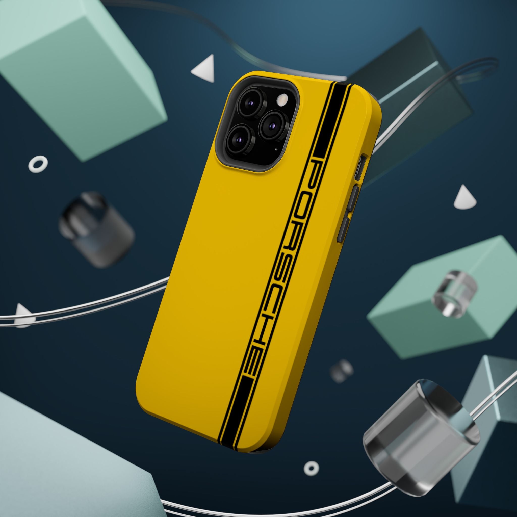 Porsche Speed yellow inspired Magnetic Tough Cases