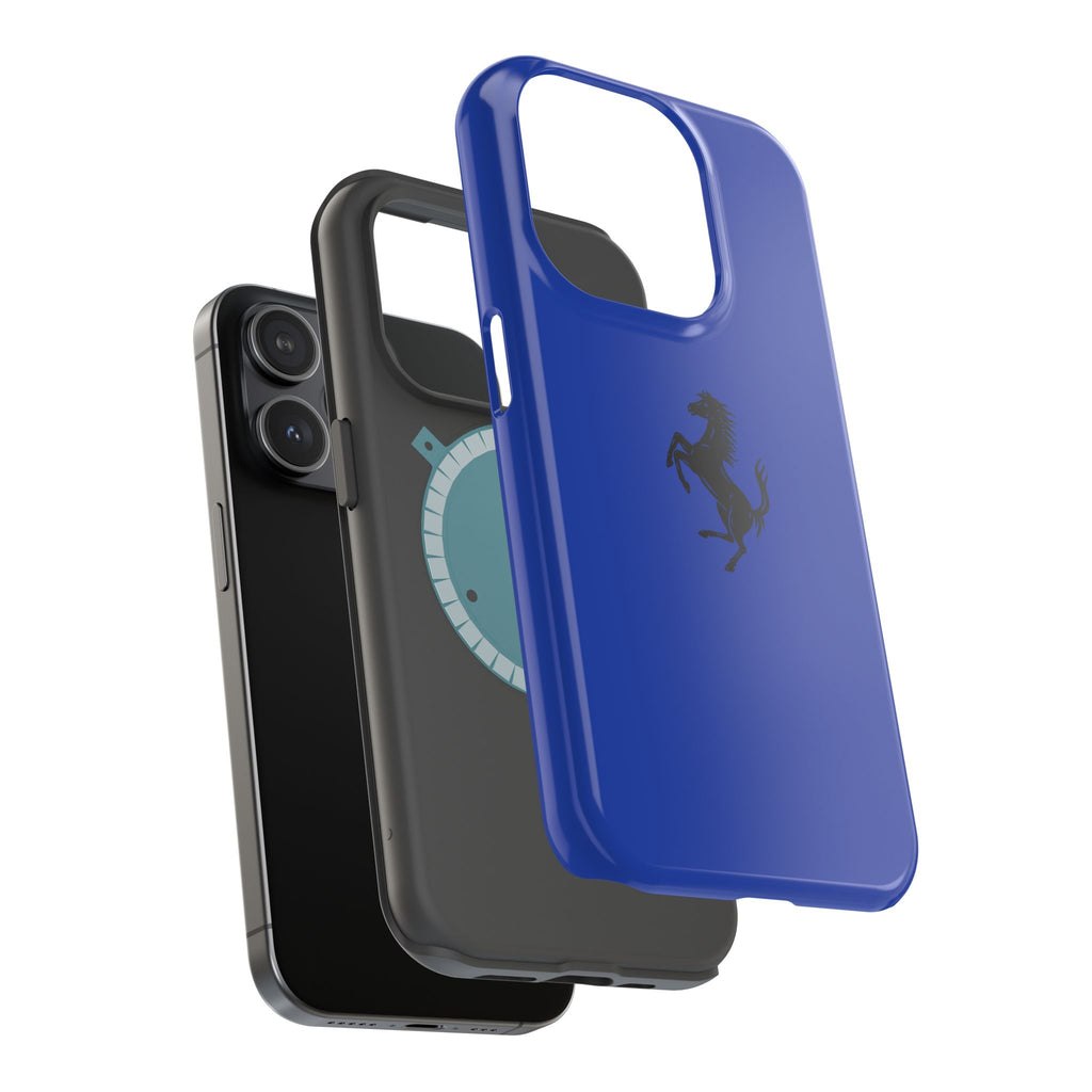 Ferrari horse blu Tour de France inspired Magnetic Tough Cases