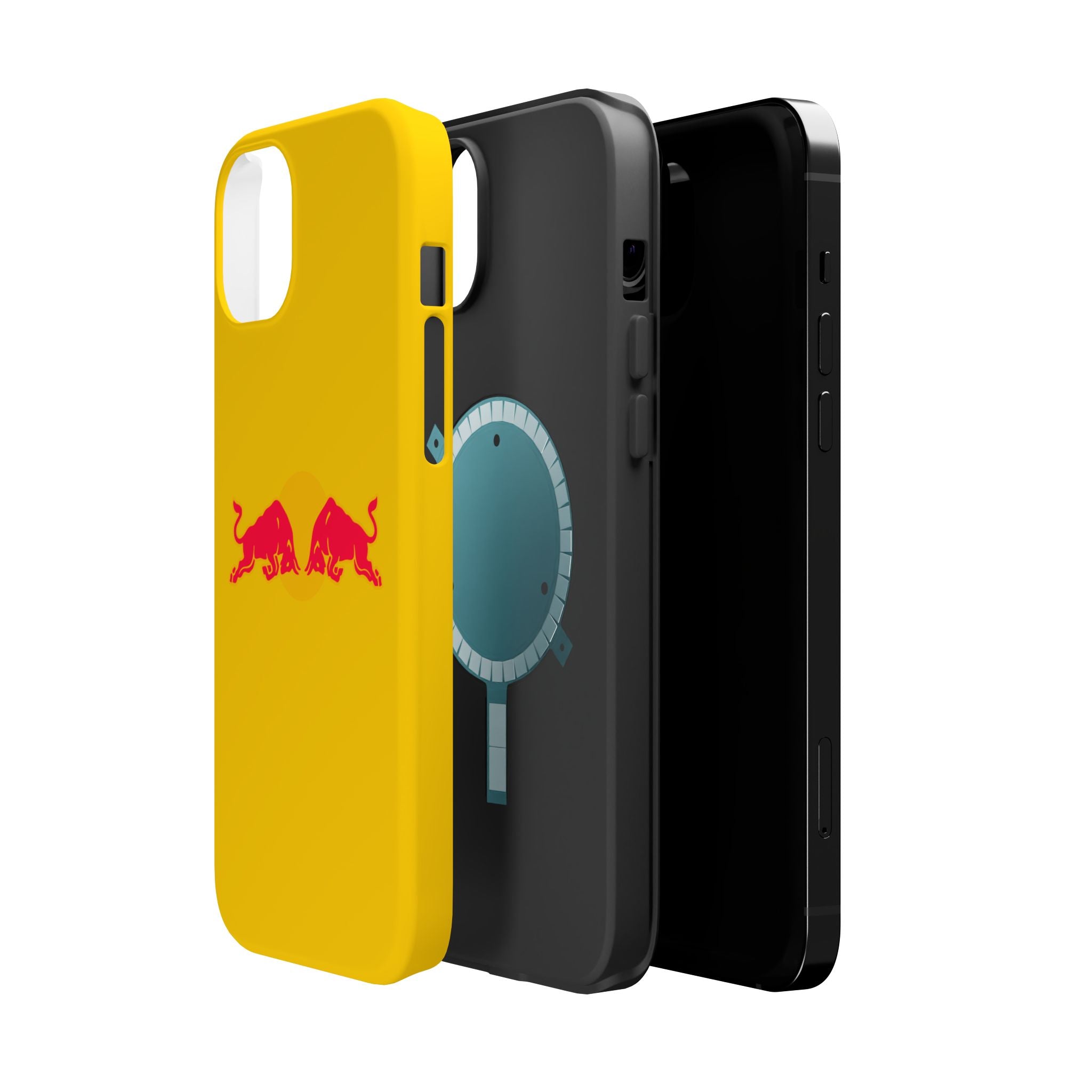 Red Bull yellow inspired Magnetic Tough Cases