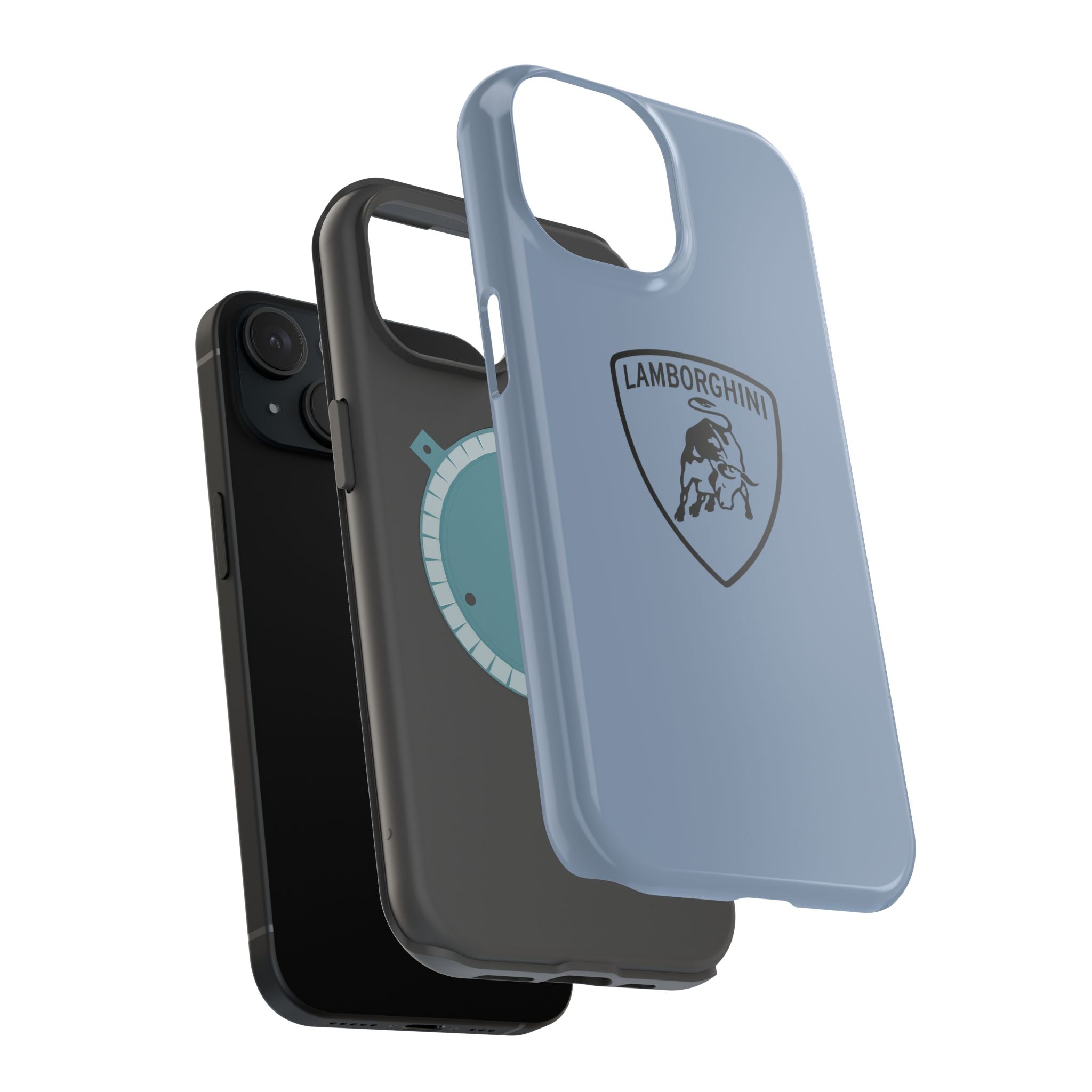 Lamborghini Azzurro Thetys inspired Magnetic Tough Cases