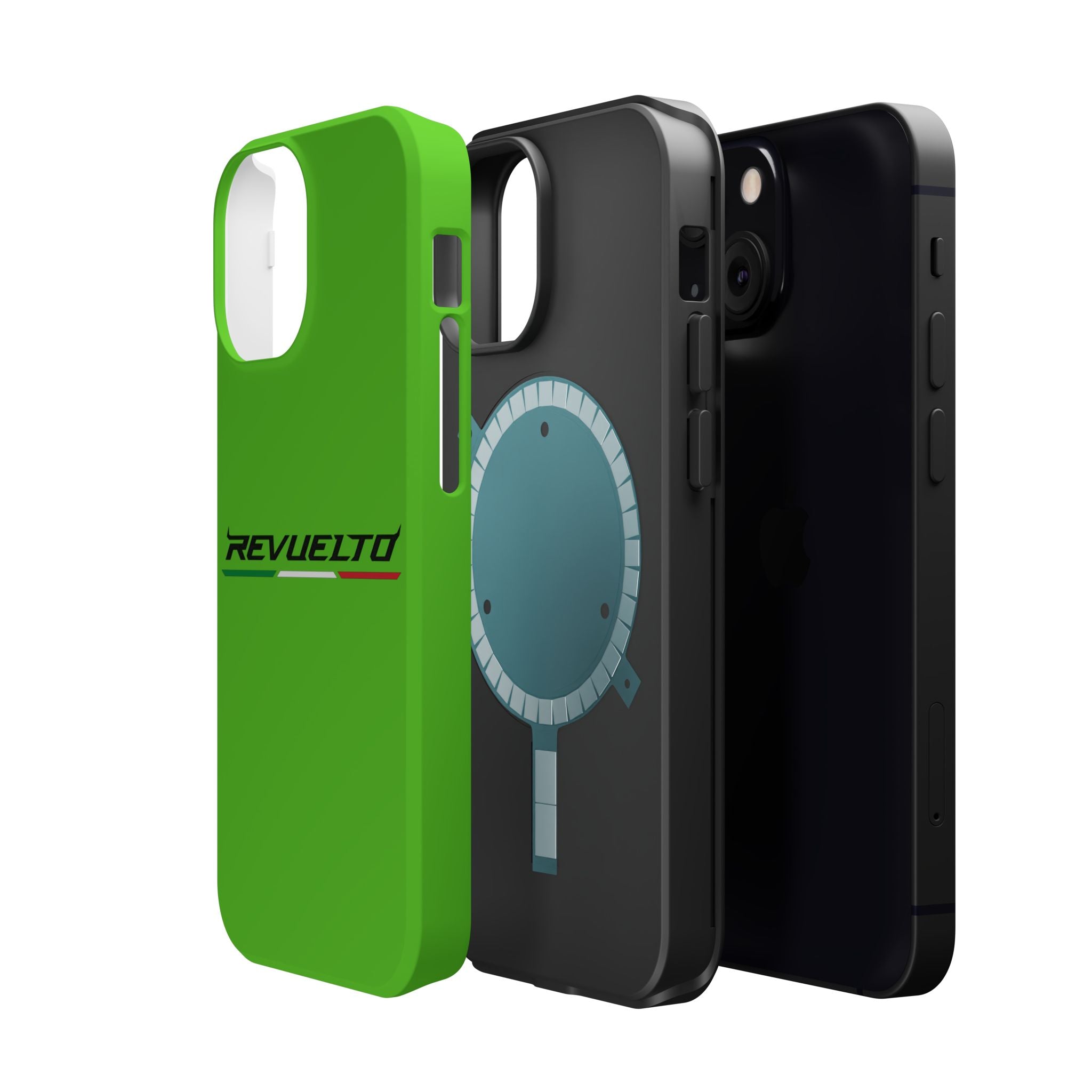 Lamborghini Revuelto Green inspired Magnetic Tough Cases