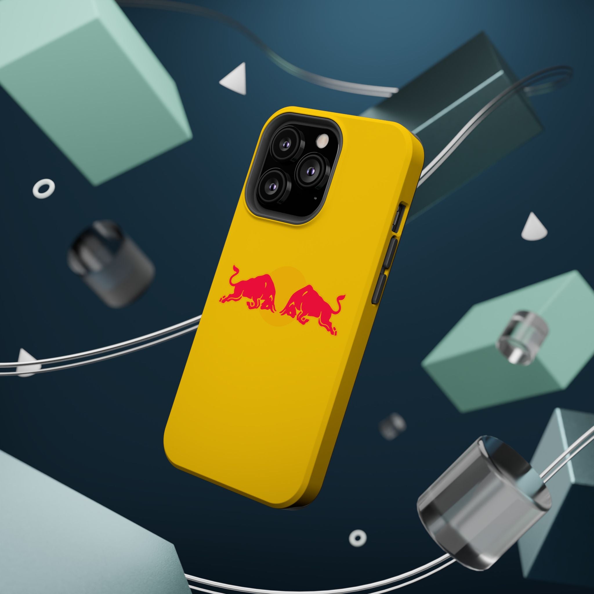 Red Bull yellow inspired Magnetic Tough Cases